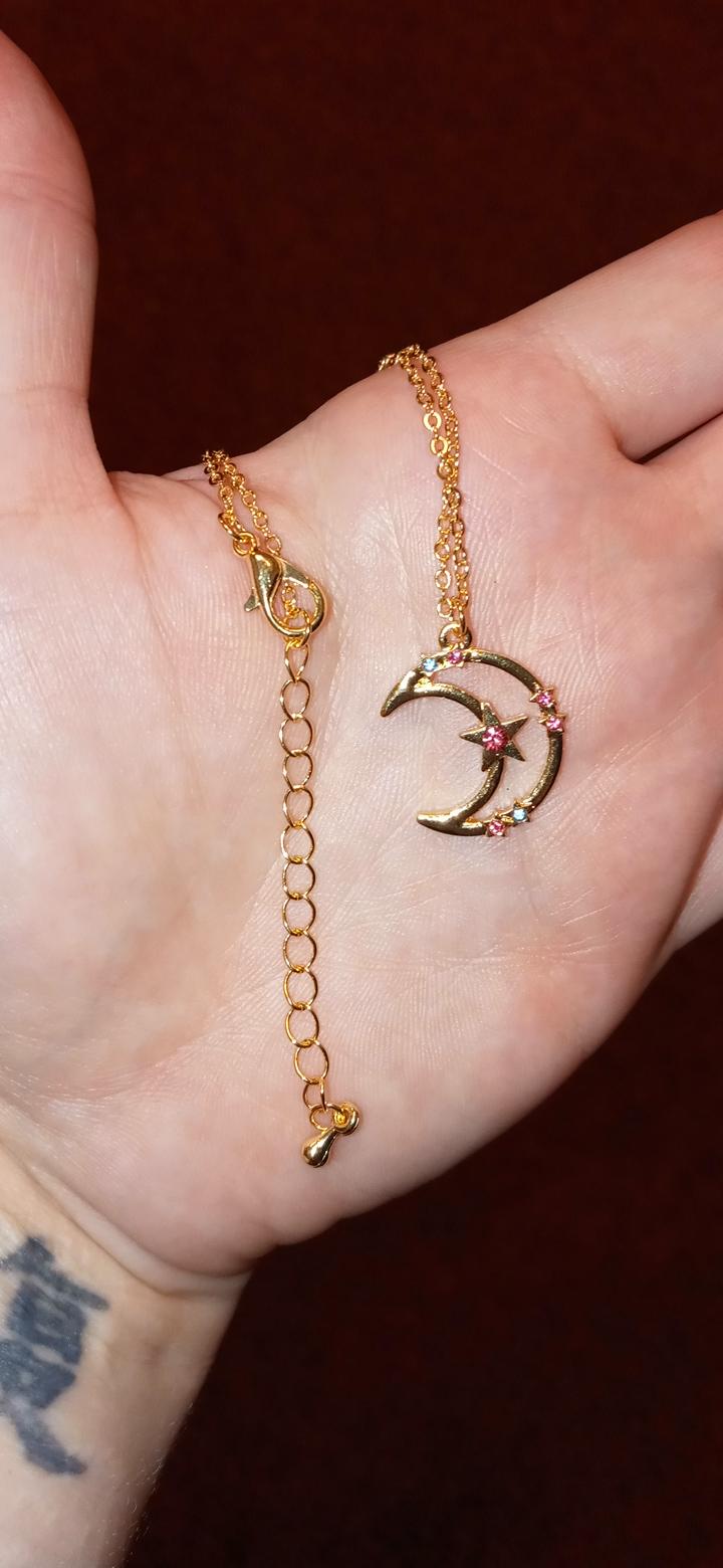 Nine Planets Necklace for Women Sailor Moon Guardian Star Necklace Cosplay Jewelry customer photo 2