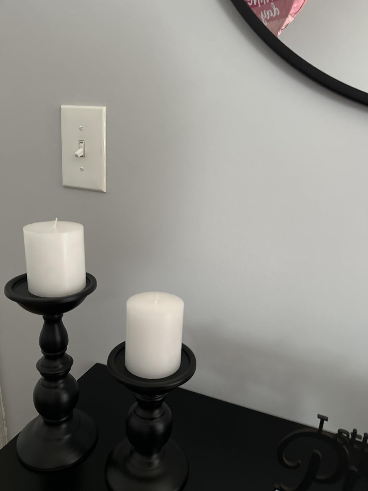 NUPTIO Bronze Pillar Candle Holders: Metal Candle Stand for 3
