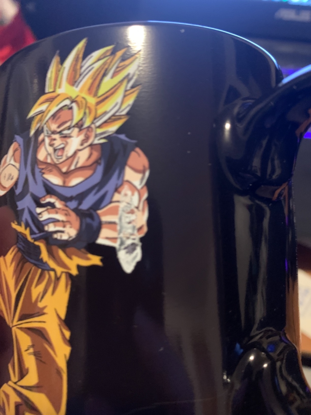 Dragon Ball Z Goku vs Buu Heat Change Mug and Coaster 16 Fl Oz Ceramic Officially Licensed customer photo 1
