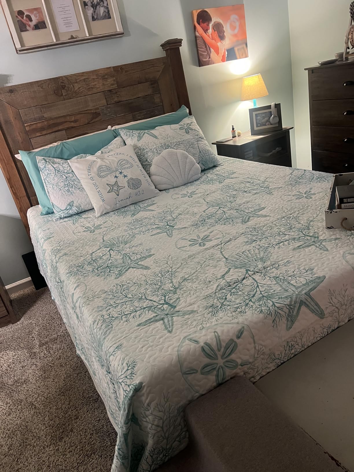 C&F Home Ocean Treasures 3-Piece Full/Queen Quilt Set | 3-Piece, Machine Washable customer photo 1