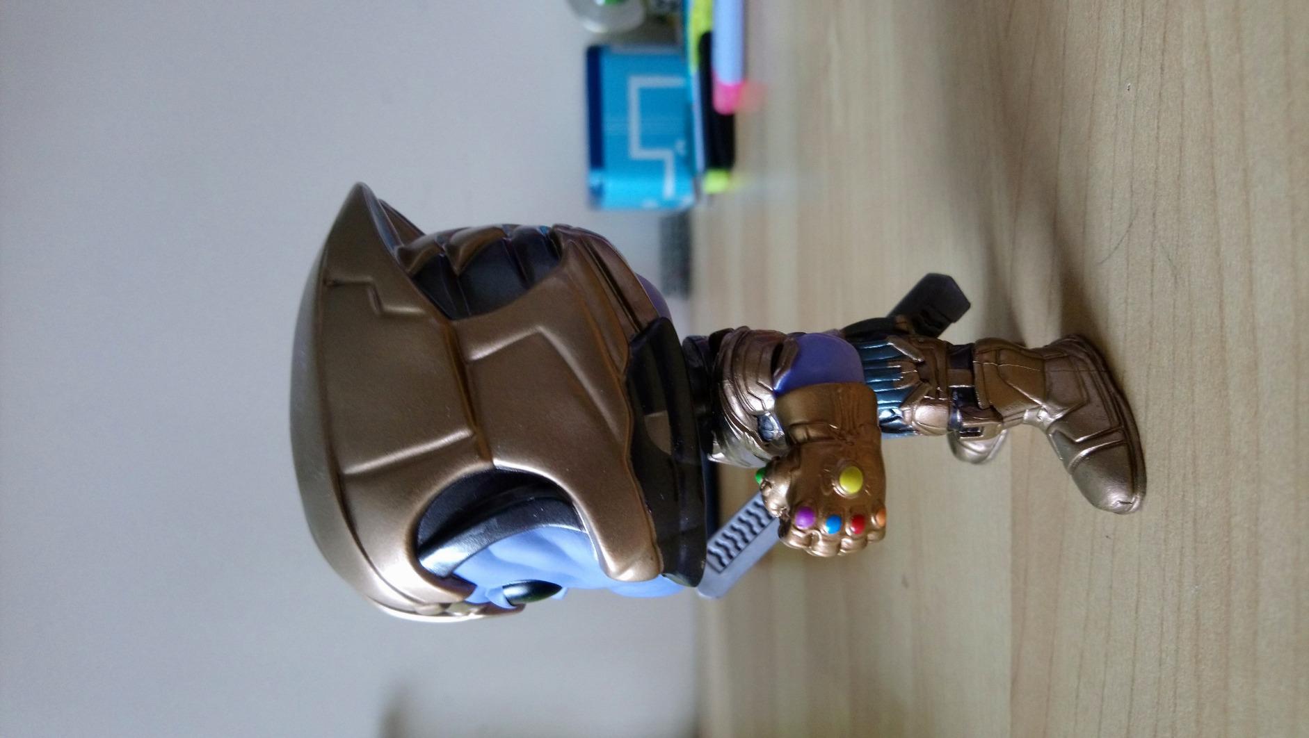 Funko POP! Marvel: Avengers Endgame - Thanos | Official Superheroes Merch - Collectable Vinyl Figurine for Shelf Display - Birthday Gift Idea for Fans and Collectors customer photo 2