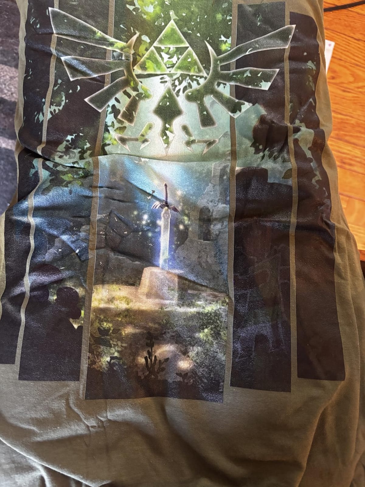 Nintendo Zelda The Master Sword Lost Woods Artwork T-Shirt customer photo 1