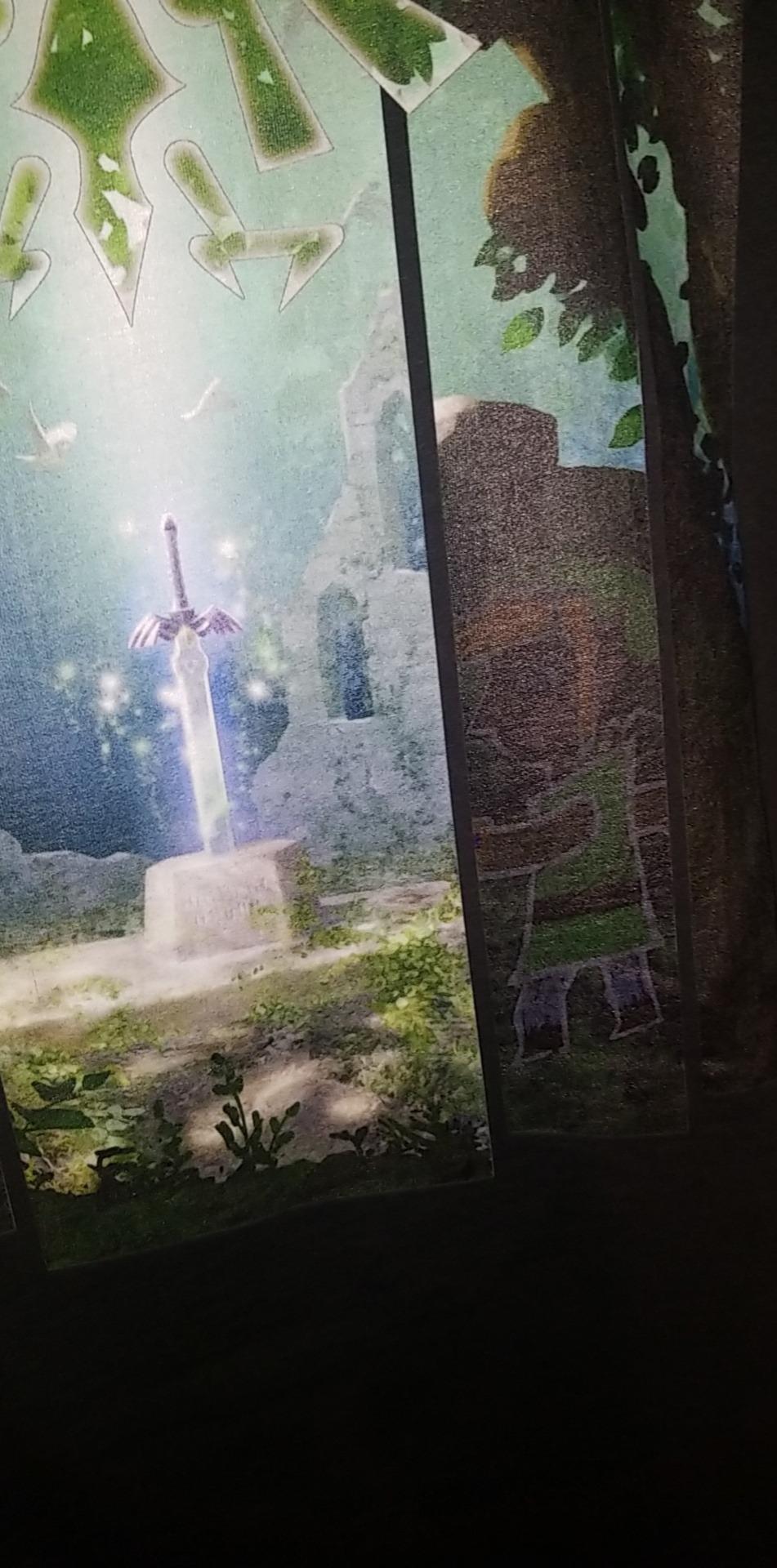 Nintendo Zelda The Master Sword Lost Woods Artwork T-Shirt customer photo 2