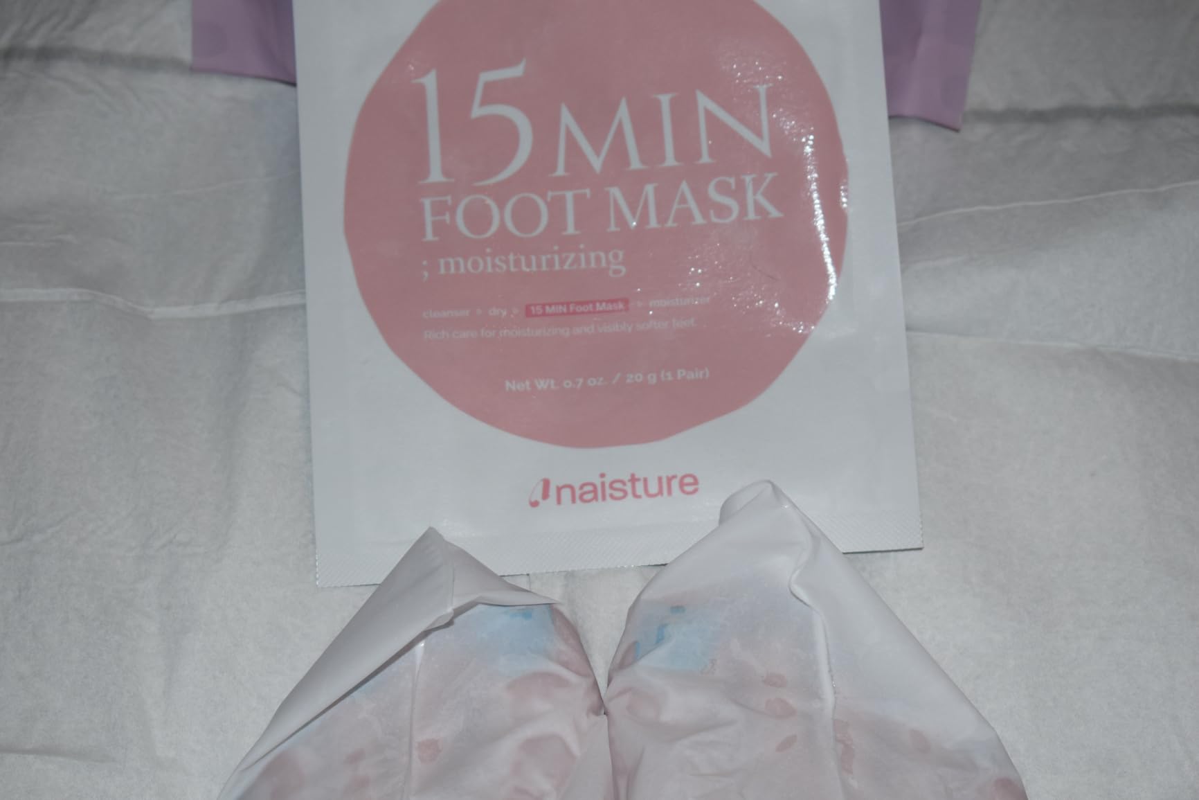 Naisture 15 Min Pamper Me Kit Korean Spa Skincare Gift Set for Women-Head to Toe with Hair, Face, Eye, Hand, & Foot Masks (7 pcs) customer photo 2