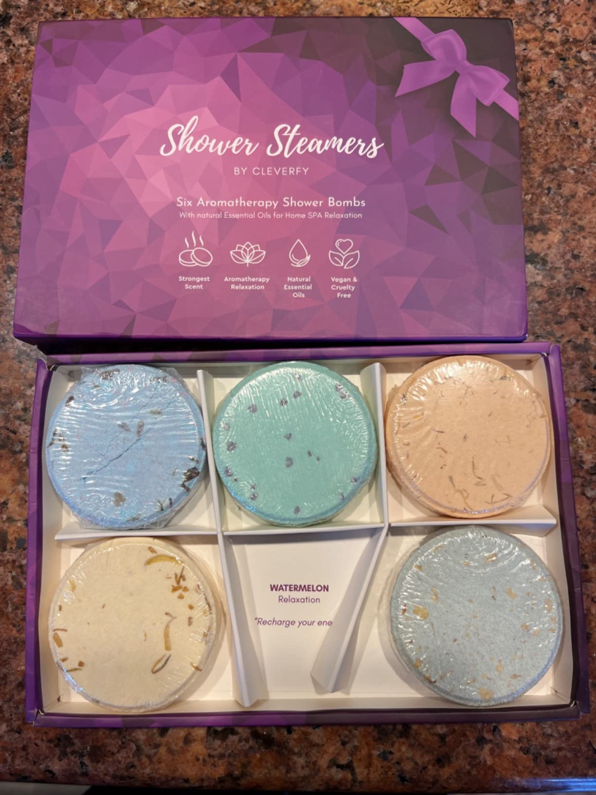 Cleverfy Shower Steamers Aromatherapy - Birthday Gifts for Women, Mom, Wife, Grandma, Her, Best Friend, Daughter, Sister, Teens & Girlfriend - College Essentials for Girls - Teacher Gifts - 6 Tablets customer photo 2