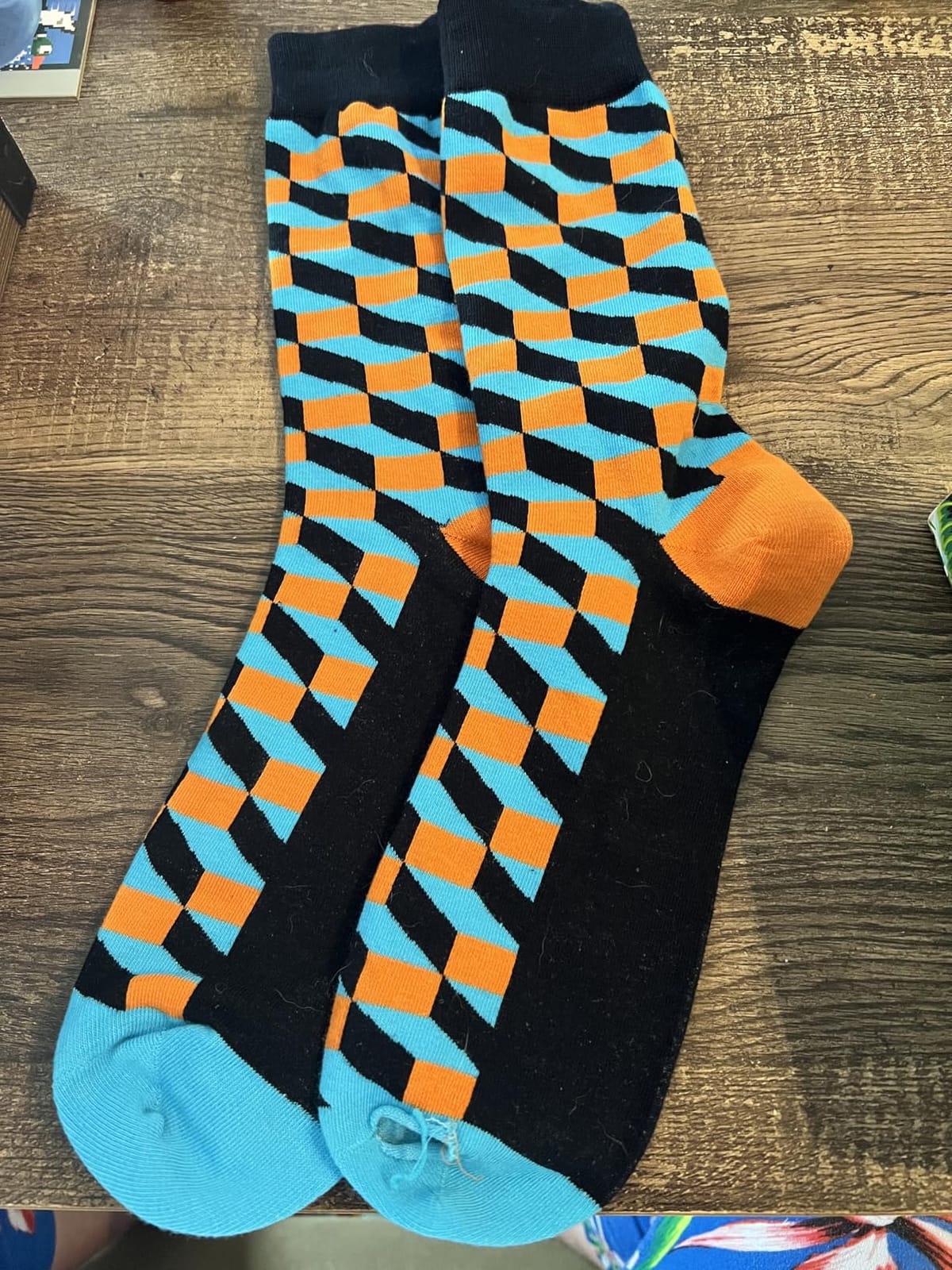 WeciBor Men's Combed Cotton Novelty Crew Socks Size 7-15 | 80% Cotton, Multi Pack, Fun Daily Wear, Novelty Gift, Versatile Occasions, Christmas Decorations customer photo 1