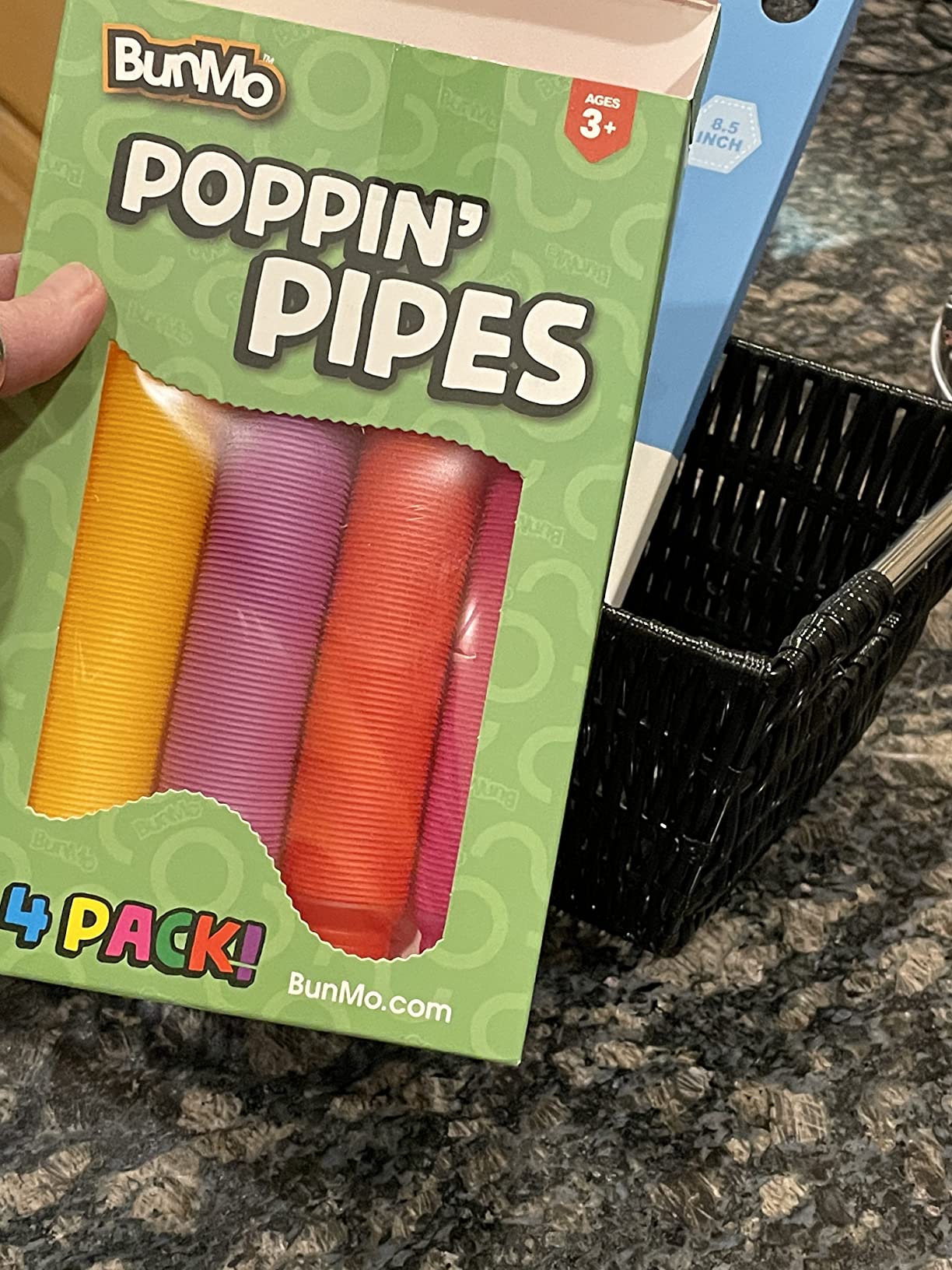 BUNMO Pop Tubes - Sensory Toys - Fidget Toys - Imaginative Play & Stimulating Creative Learning - Hours of Fun for Kids - Tons of Ways to Play - Non-Mouthable Toy 3+ - 4 Pack Large customer photo 2