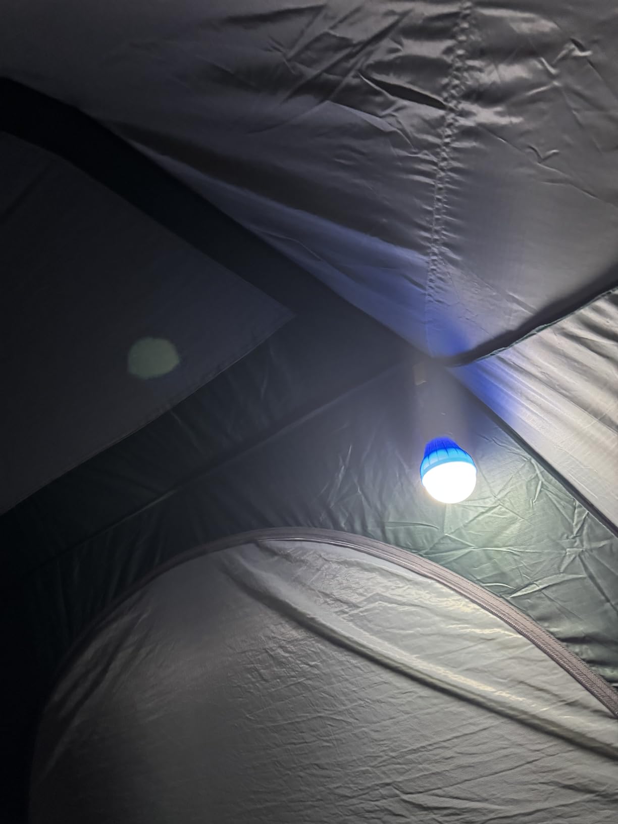 FLY2SKY Tent Lamp Portable LED Tent Lights 4 Packs Hook Hurricane Emergency Lights LED Camping Light Bulb Camping Tent Lantern Bulb Camping Equipment for Camping Hiking Backpacking Fishing Outage customer photo 1
