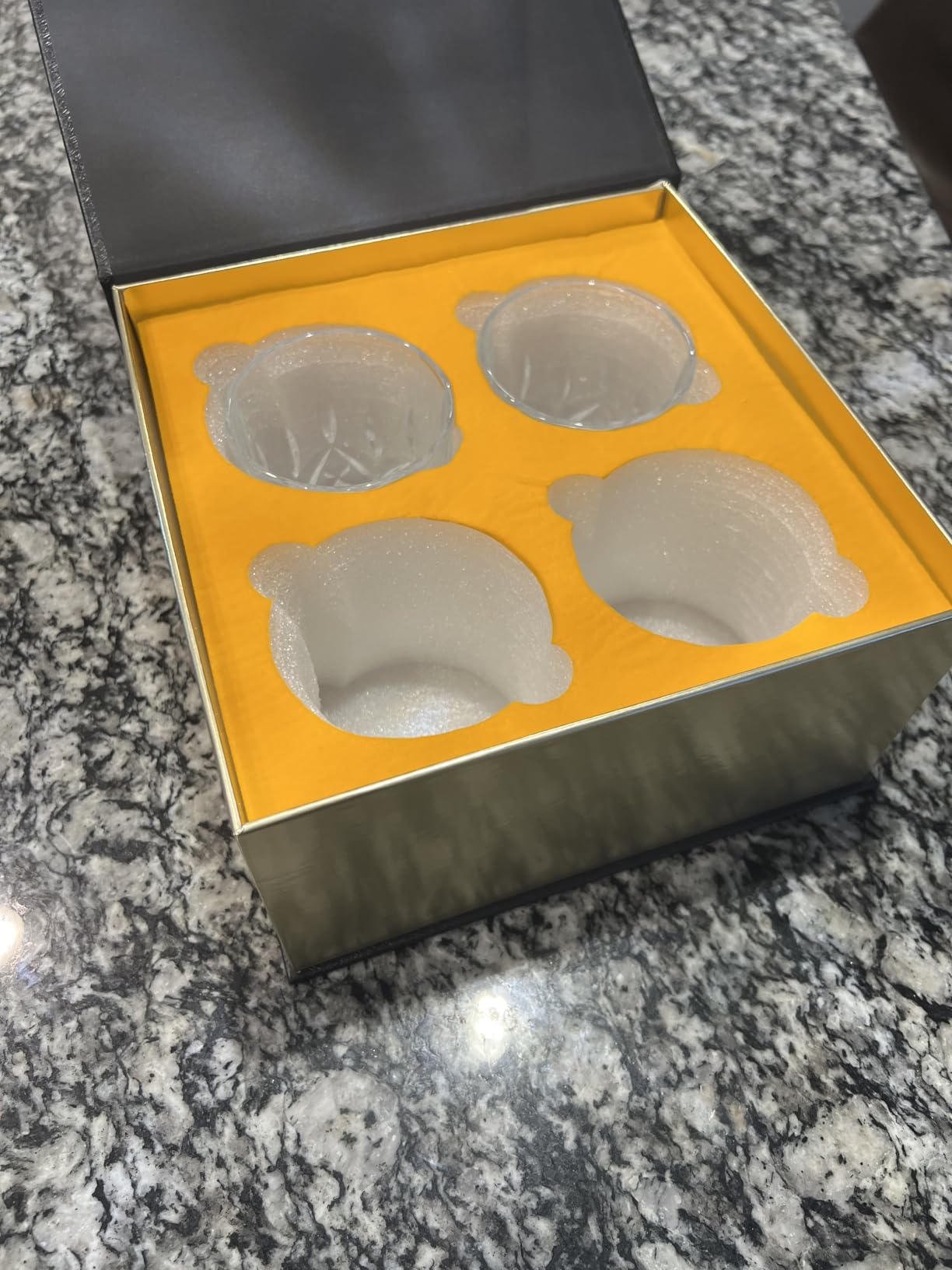 KANARS Old Fashioned Whiskey Glasses with Luxury Box - 10 Oz Rocks Barware For Scotch, Bourbon, Liquor and Cocktail Drinks - Set of 4 - Men Gift | Rocks Barware For Scotch, Bourbon, Liquor and Cocktail Drinks Set of 4 Men Gift customer photo 2
