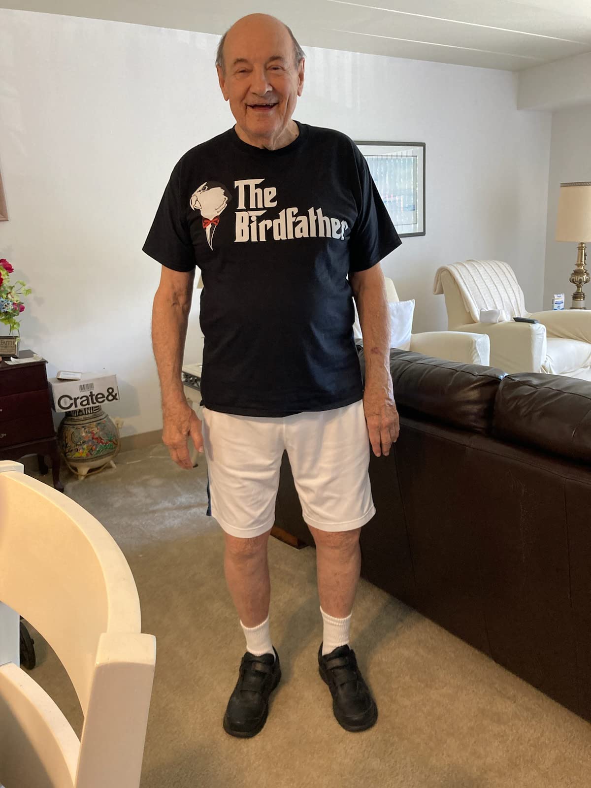 The Birdfather | Funny Bird's Dad Lover T-Shirt customer photo 1