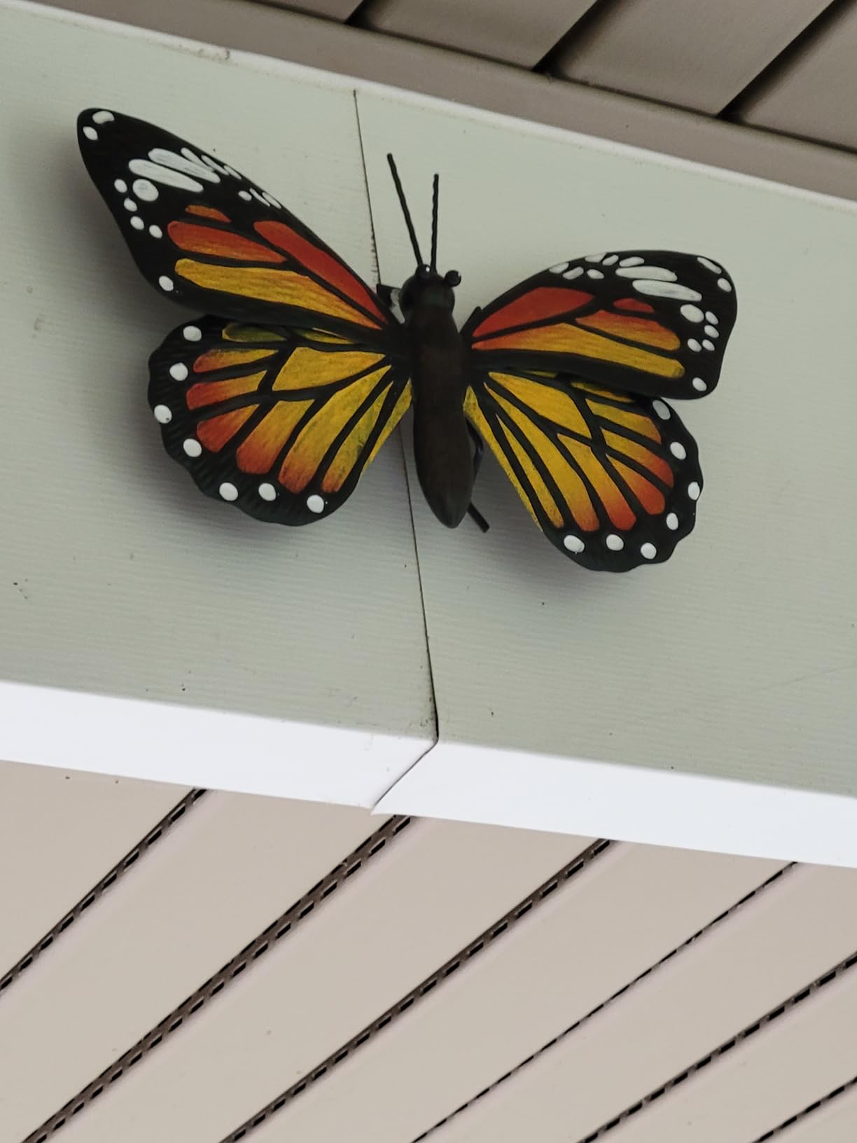 Bits and Pieces Monarch Butterfly Wall Art - Indoor Outdoor Metal Decor | Metal Outdoor Wall Art - 10