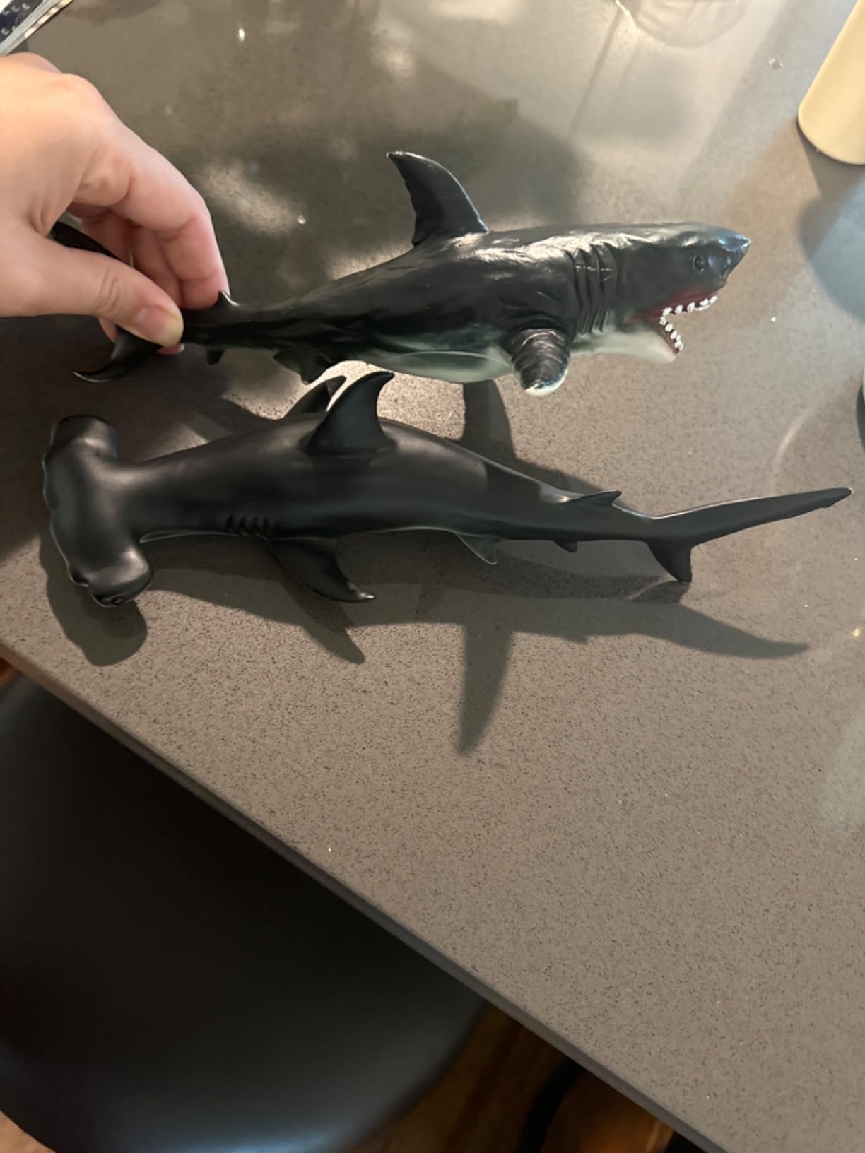 Gemini&Genius Sea Animal Great White Shark Figure Megalodon Shark Kids Toy customer photo 1