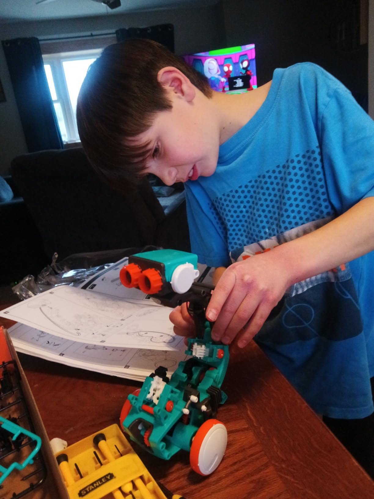 TEACH TECH Mech-5 STEM Coding Robot Building Kit for Kids Ages 10+ customer photo 1