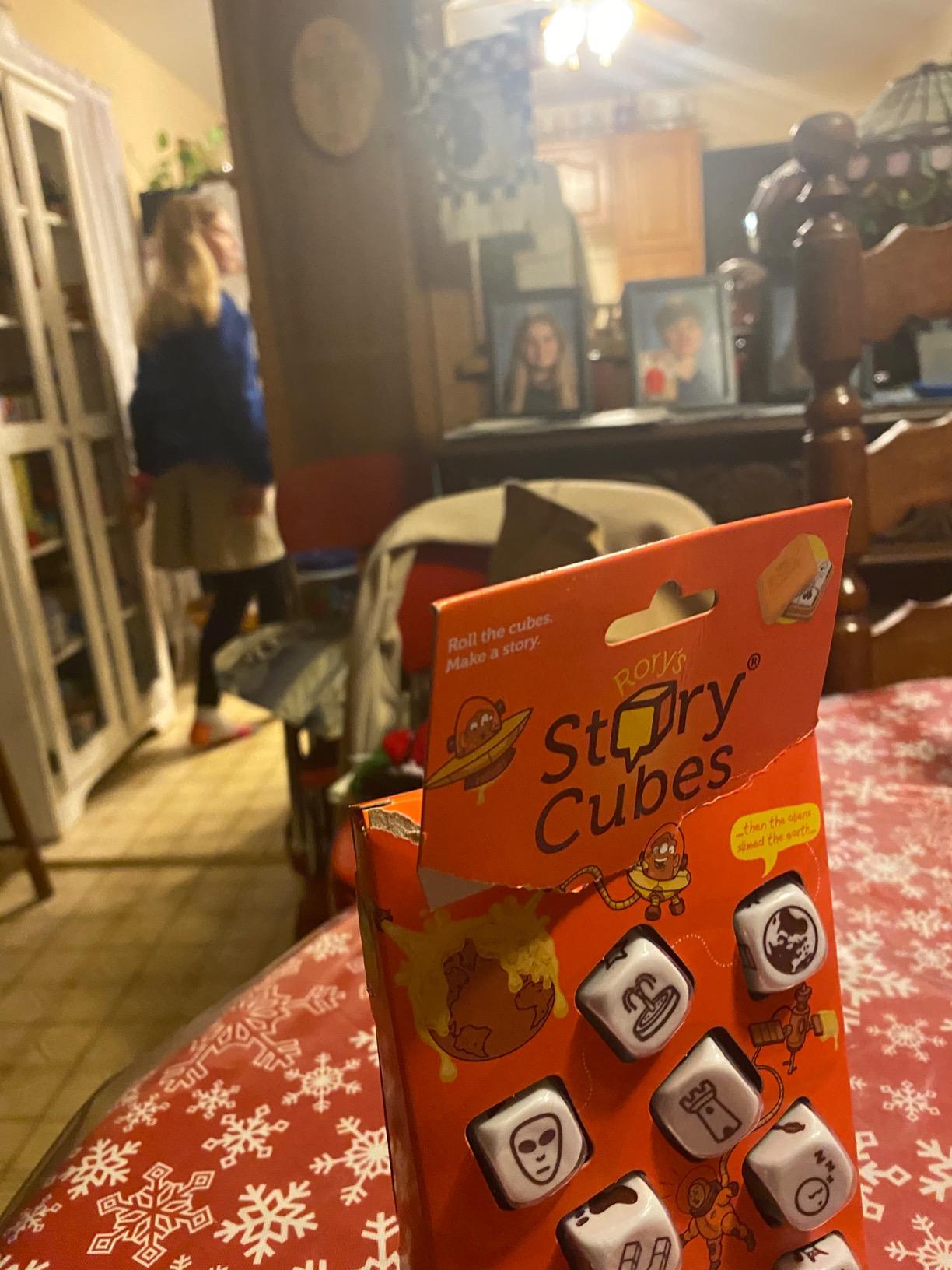 Rory's Story Cubes Classic (Box) - Creative Storytelling Dice Set in a Magnetic Box! Fun Family Game for Kids & Adults, Ages 6+, 1+ Players, 10 Minute Playtime, Made by Zygomatic customer photo 2