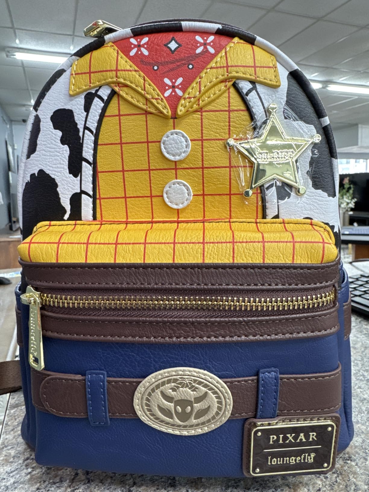 Loungefly: Toy Story, Woody Cosplay Mini Backpack customer photo 1