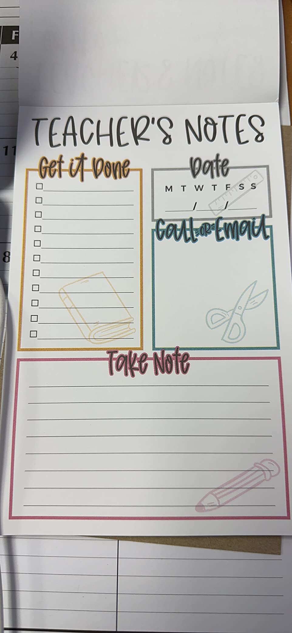 Teacher Notepad, To Do List Note Pad | Stationary Classroom Must Haves for Elementary and Middle School, Teacher Appreciation Gifts for Women customer photo 1