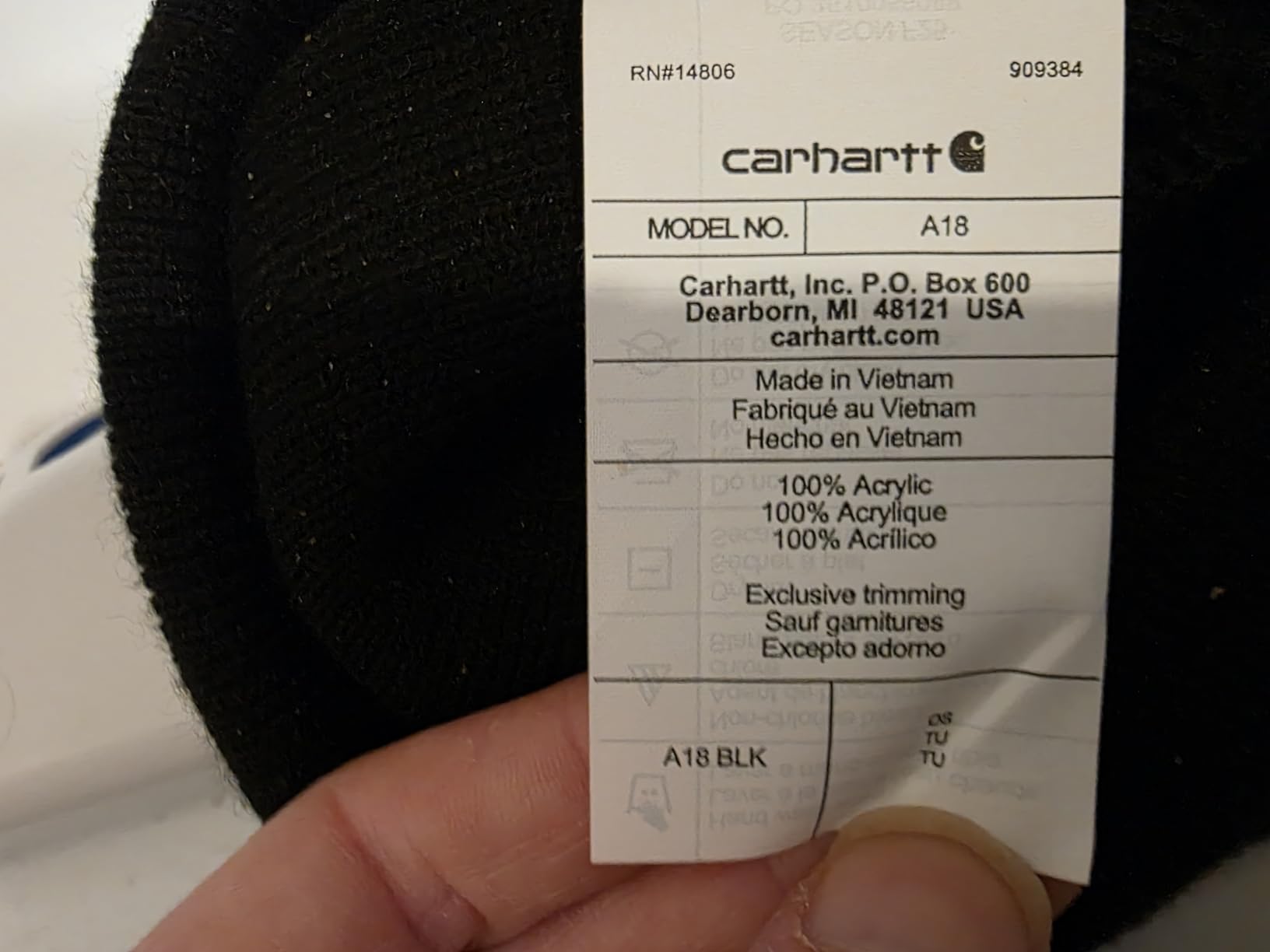 Carhartt Men's Iconic A18 Watch Cap Beanie customer photo 1