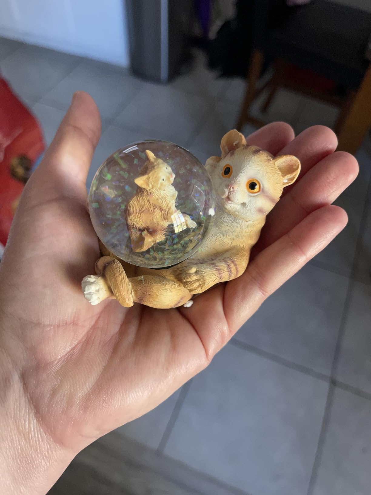 Elanze Designs Mommy Koala and Joey Baby Magical Whimsical Tabletop Dresser Nightstand Figurine Miniature 45MM Sturdy Polyresin Glitter Water Snow Globe Decoration customer photo 1