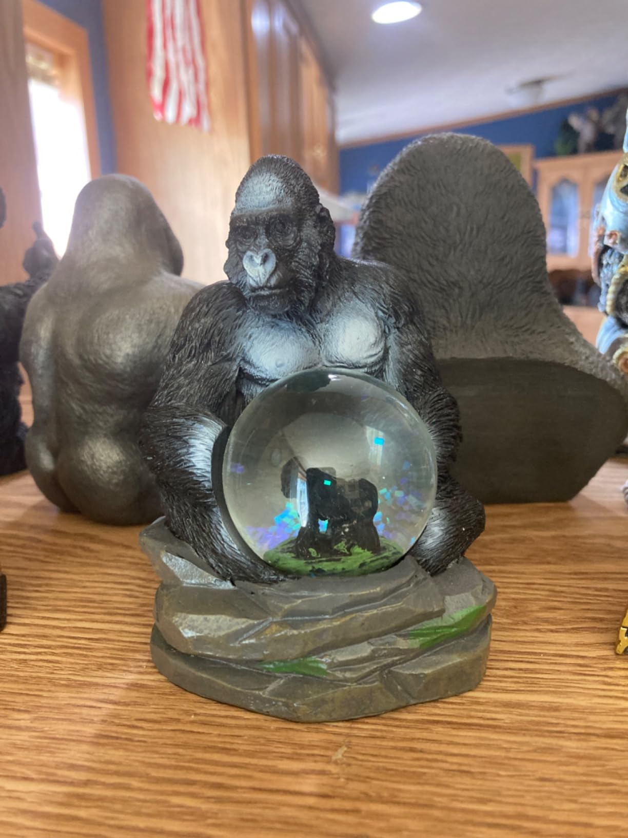 Elanze Designs Mommy Koala and Joey Baby Magical Whimsical Tabletop Dresser Nightstand Figurine Miniature 45MM Sturdy Polyresin Glitter Water Snow Globe Decoration customer photo 2
