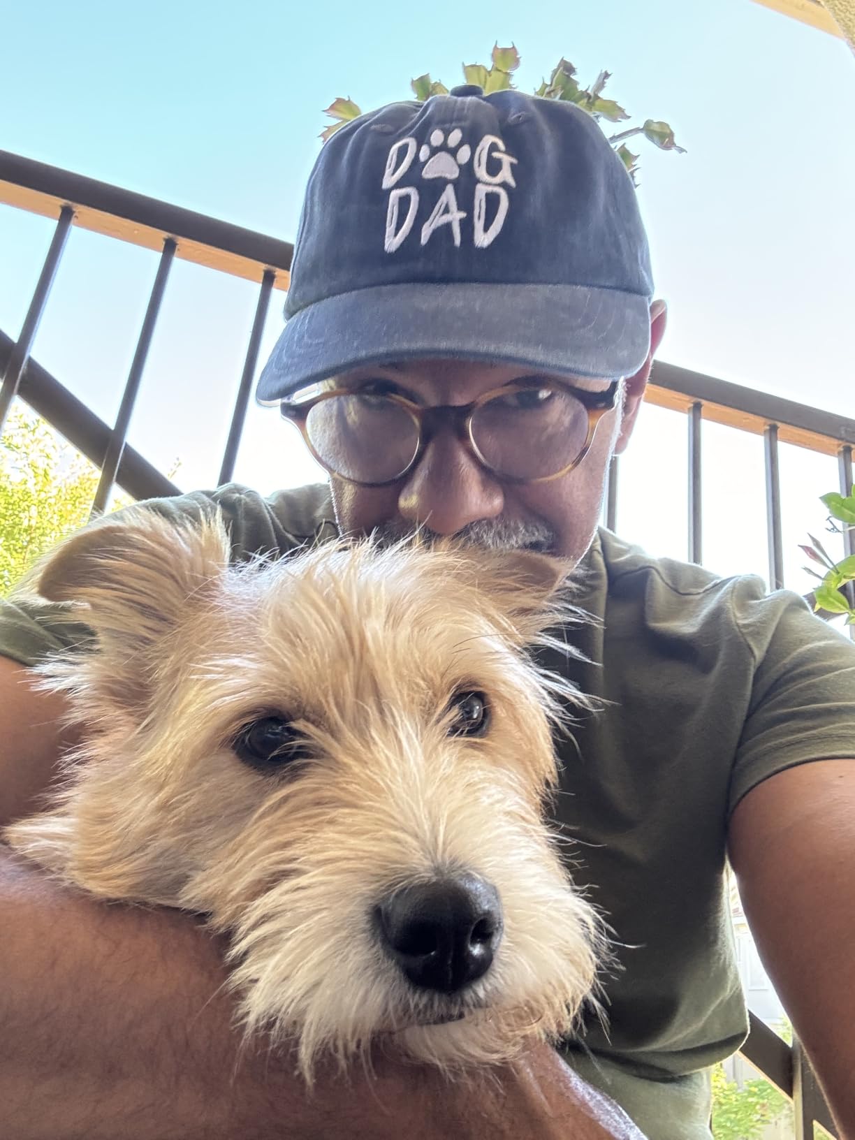Waldeal Dog Dad Hat for Men, Embroidered Washed Cotton Baseball Cap, Funny Dog Dad Gifts for Father's Day Birthday customer photo 1