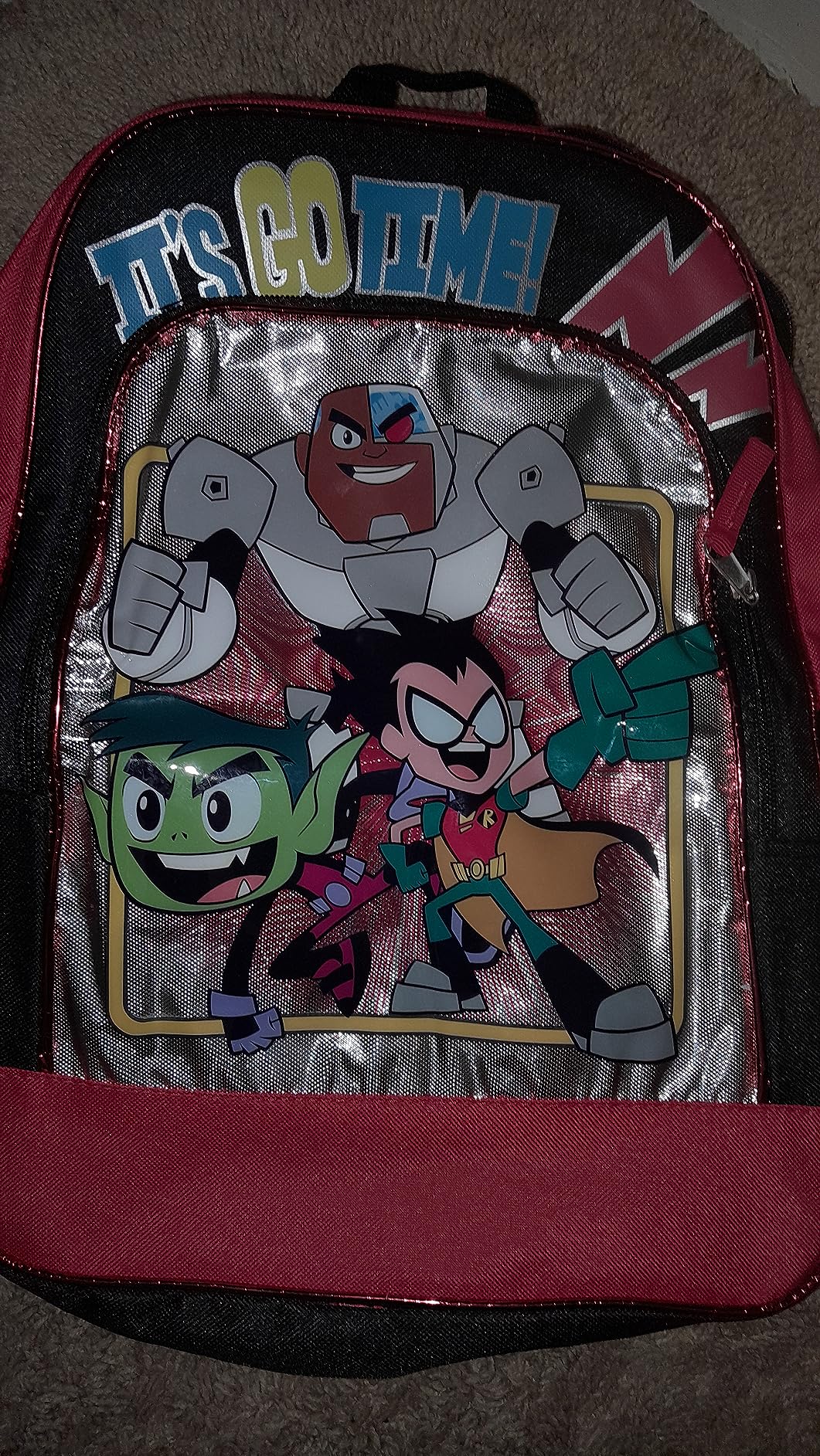 Teen Titans Go Backpack for School Kids ~ Deluxe 16