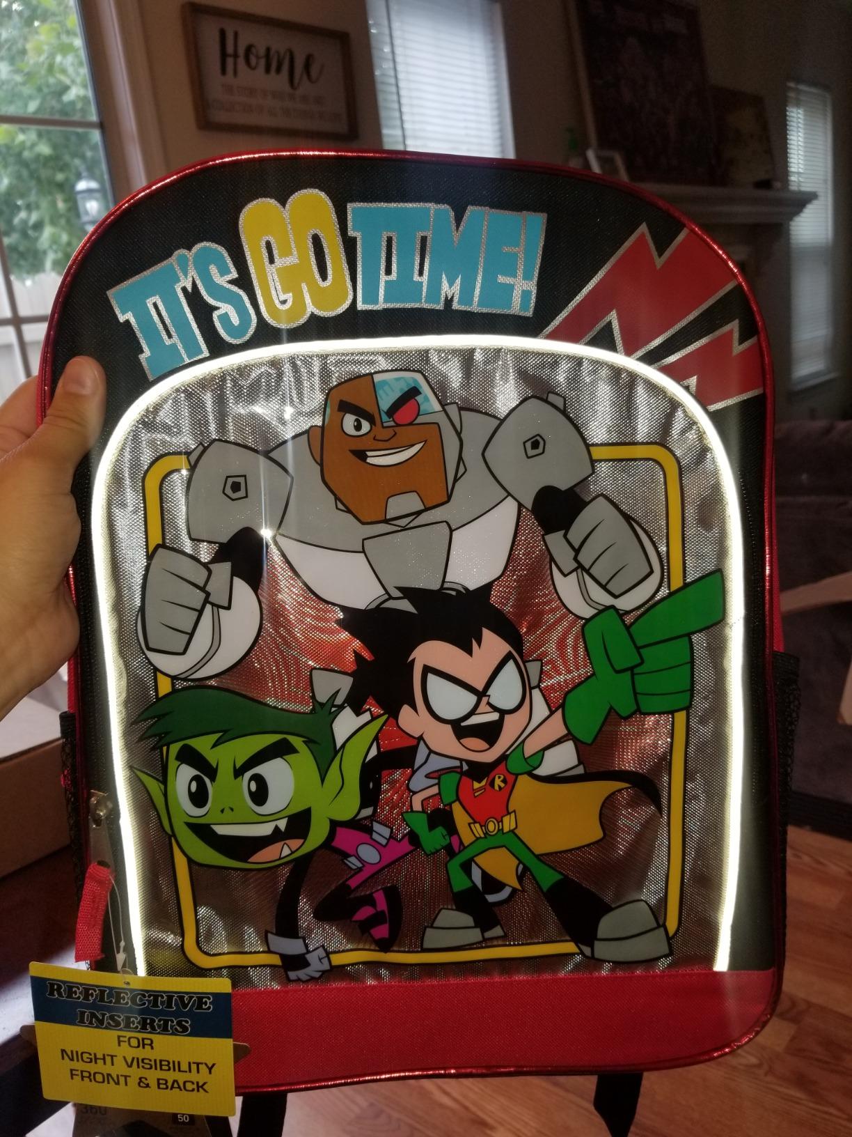 Teen Titans Go Backpack for School Kids ~ Deluxe 16