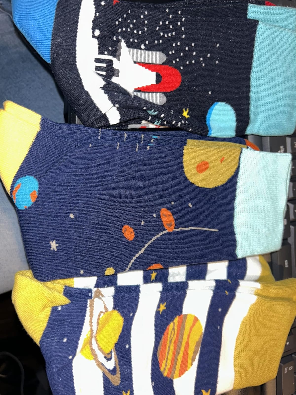 Funny Socks for Men, Crazy Colorful Novelty Fun Cotton Mens Dress Sock 8-12 | Mens Funny Crazy Funky Fun Colorful Pattern Crew Socks for Home & Office, Funny Gift for Birthday, Father's Day, Christmas... customer photo 2
