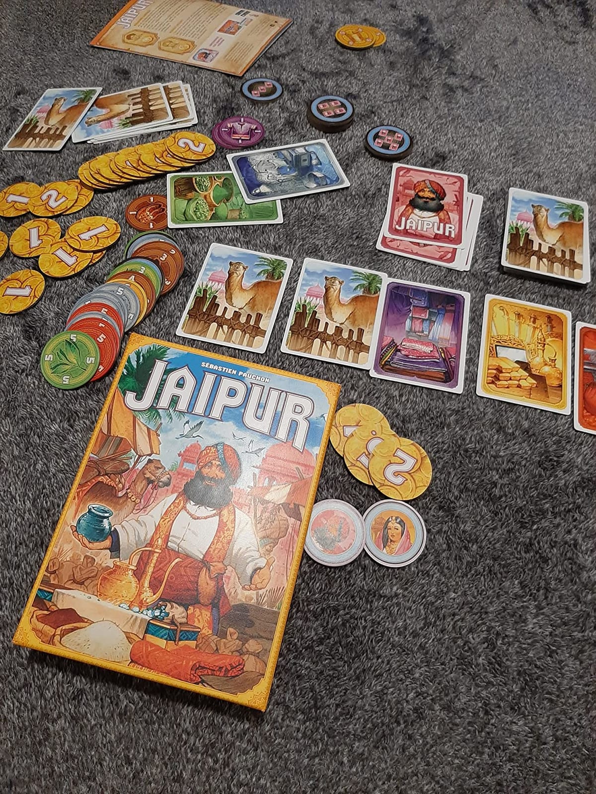 Jaipur Board Game - 2-Player Trading Card Strategy for Adults & Families, Fast-Paced Merchant Duel, Adult Board Games, Fun for Adults, 2 Players, Ages 10+, 30 Minute Playtime customer photo 1