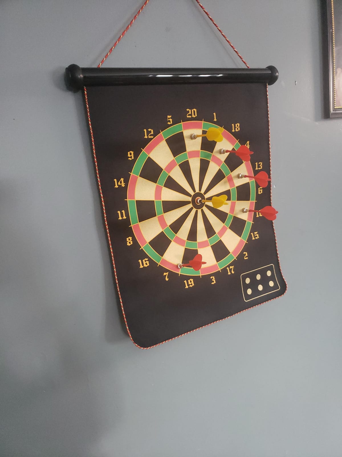 Mixi Magnetic Dart Board Outdoor Game for Kids with 12 Darts, Best Toys Gifts for Teenage Boys Girls Age 5 6 7 8 9 10 11 12 13 14 15 16 Years customer photo 1