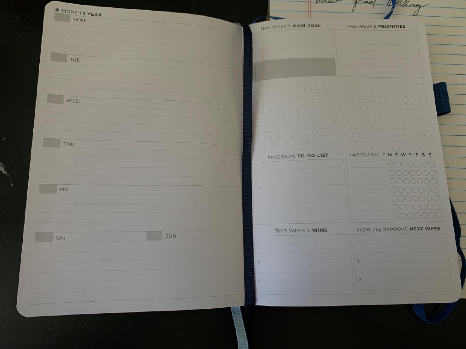Clever Fox Planner Premium, Undated Weekly & Monthly Planner, Turquoise | Advanced planner with gift box & stickers, daily day organizer for women, men & entrepreneurs, A5 eco leather hard cover customer photo 1