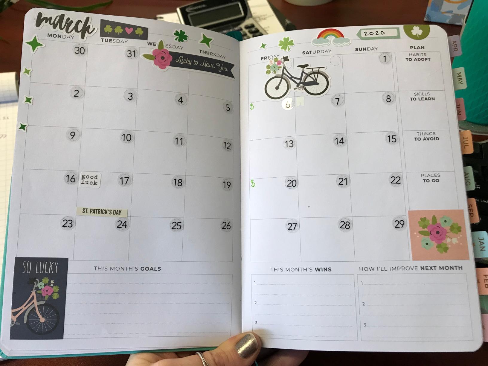 Clever Fox Planner Premium, Undated Weekly & Monthly Planner, Turquoise | Advanced planner with gift box & stickers, daily day organizer for women, men & entrepreneurs, A5 eco leather hard cover customer photo 2