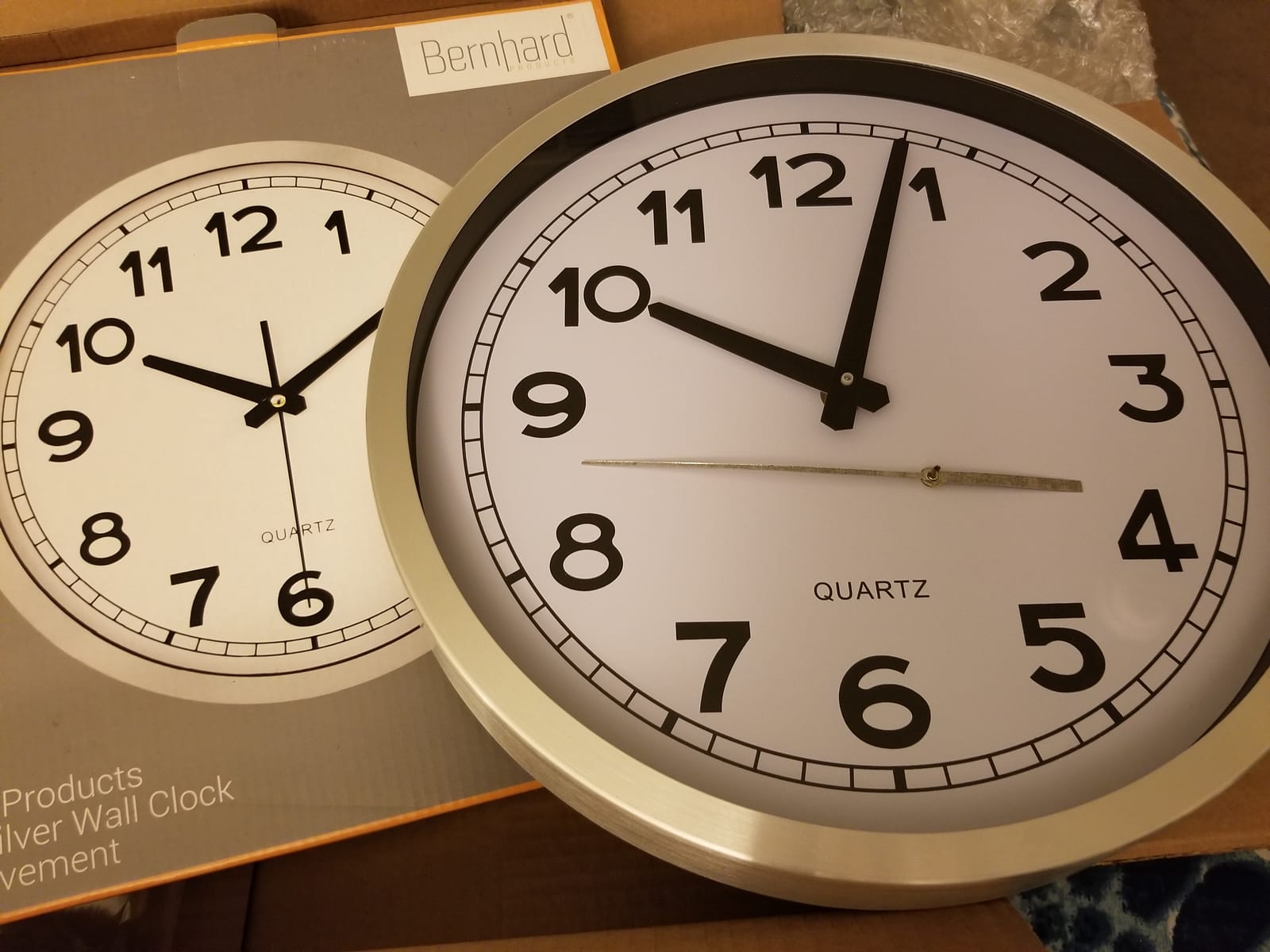 Bernhard Products Math Wall Clock Black 12 Inch Silent Non-Ticking Unique Gift for Teacher/Student/Engineer Graduate Quartz Round Battery Operated, Home Office School Classroom, Mathematical Equations customer photo 1