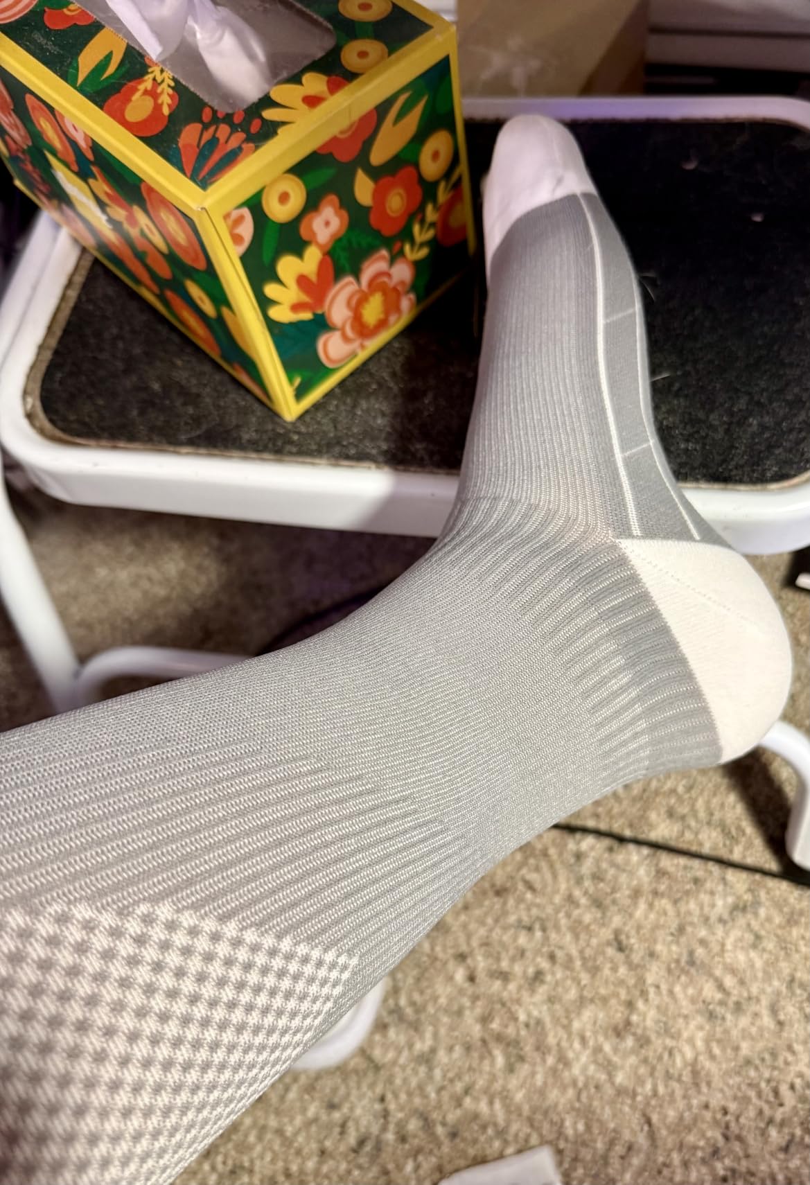 3 Pairs Compression Socks for Women and Men 20-30mmHg - Circulation Support Socks customer photo 1
