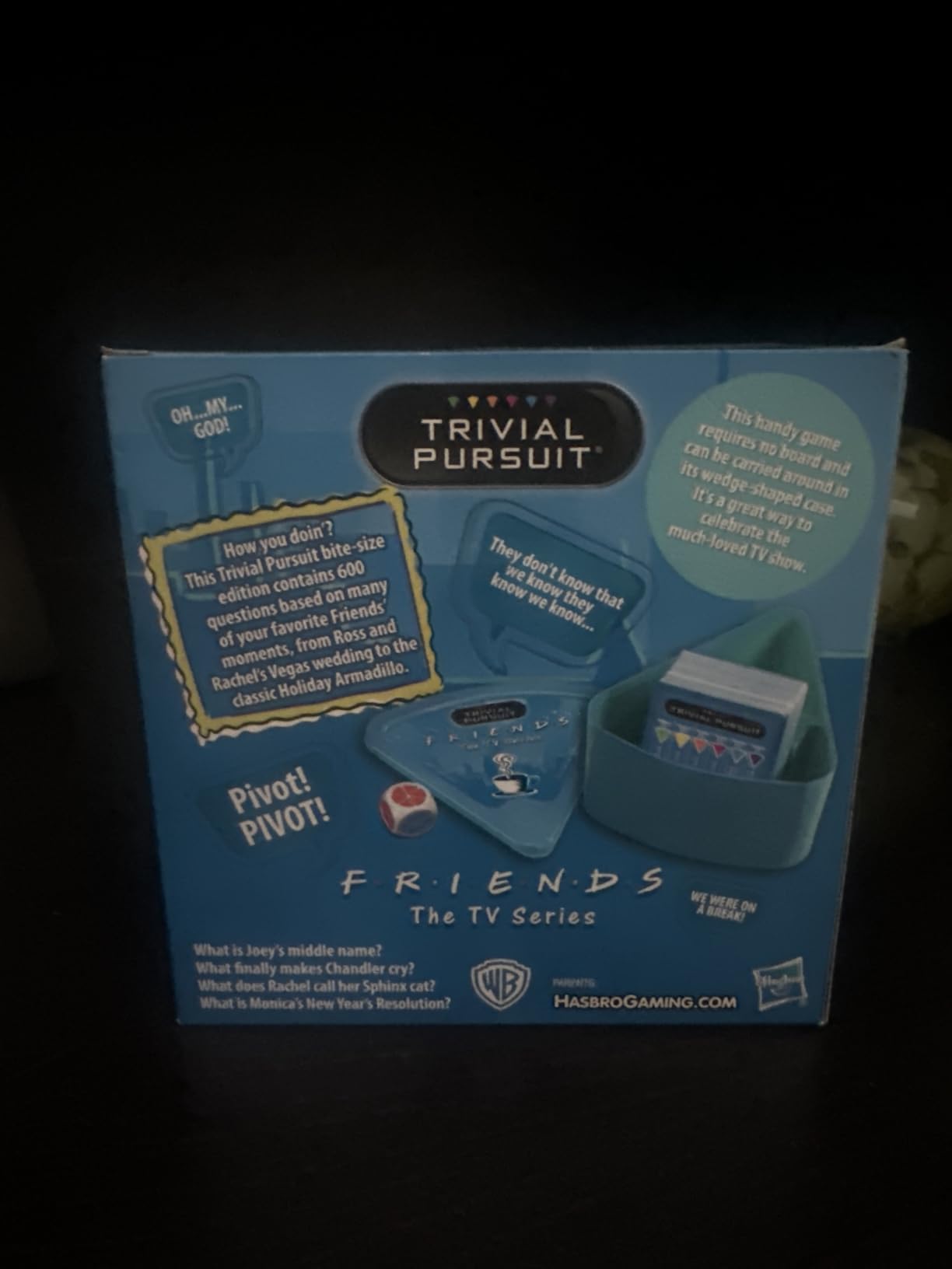 Hasbro Gaming Trivial Pursuit: Friends The TV Series Edition Party Game; 600 Trivia Questions customer photo 1