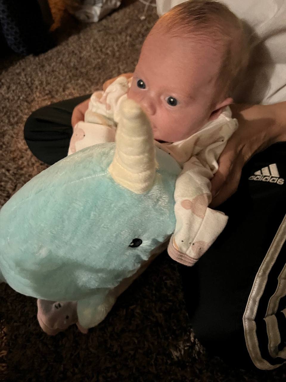 Warm Pals Nori the Narwhal, Microwavable Weighted Plush, Heated for Warmth | Cute, Soft, Cozy Toy for Adults, Children, Boys, and Girls customer photo 1