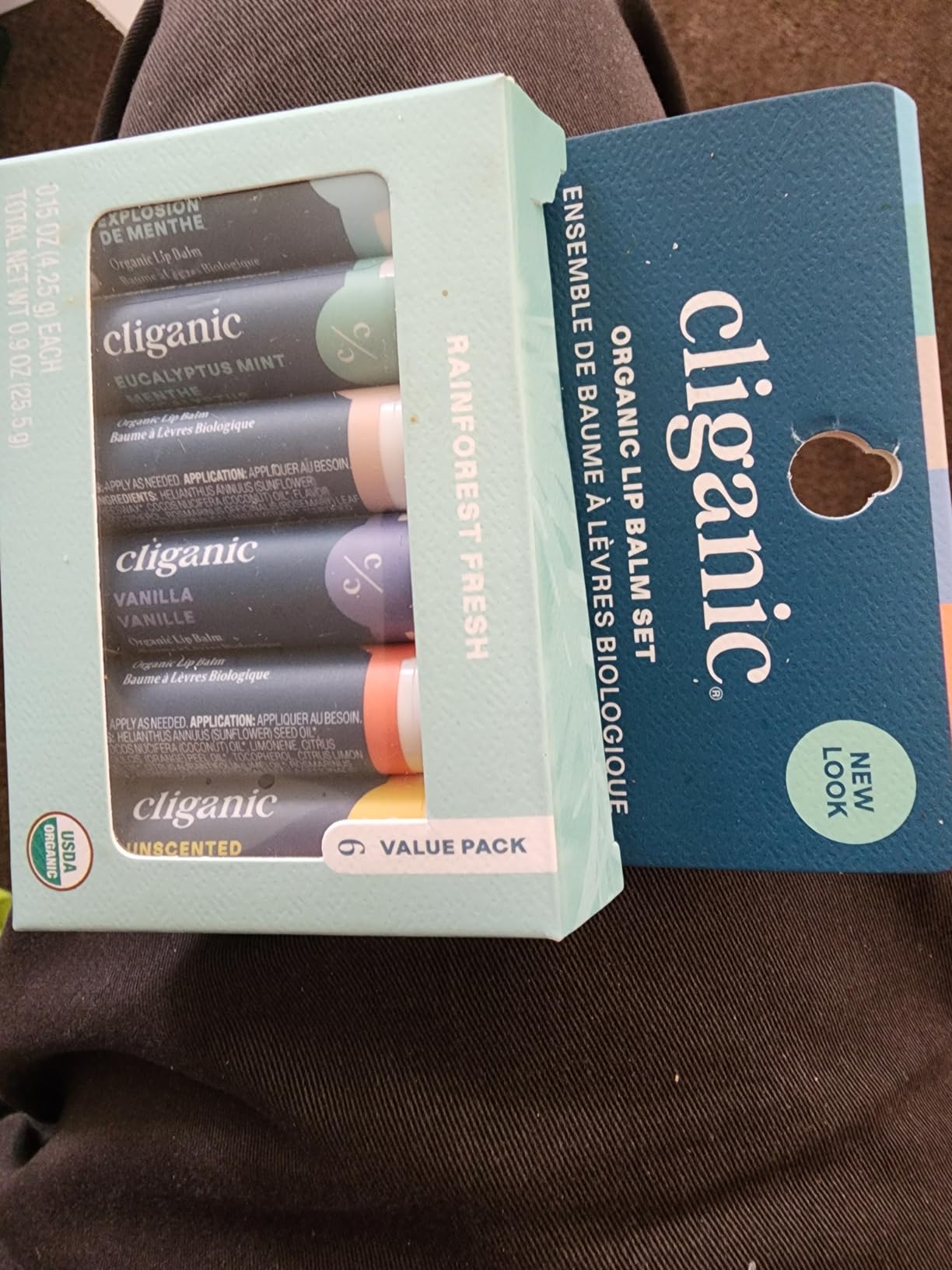 Cliganic Organic Lip Balm Set, 6 Flavors, 100% Natural for Dry Cracked Lips | Moisturizing & Hydrating with Smooth Long-Lasting Texture, Gift for Men & Women, Stocking Stuffer customer photo 1