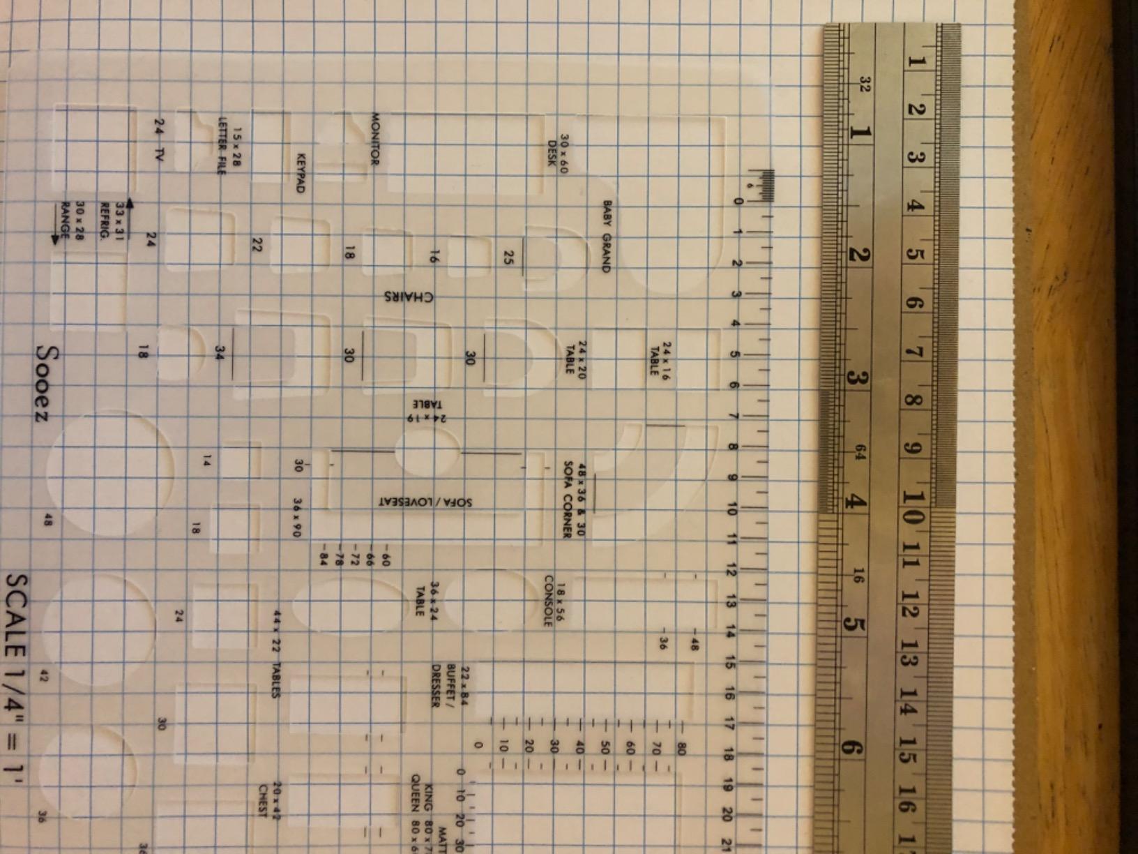 Sooez Architectural Templates, House Plan, Interior Design and Furniture Template, Drafting Tools and Supplies - Set of 3 customer photo 1