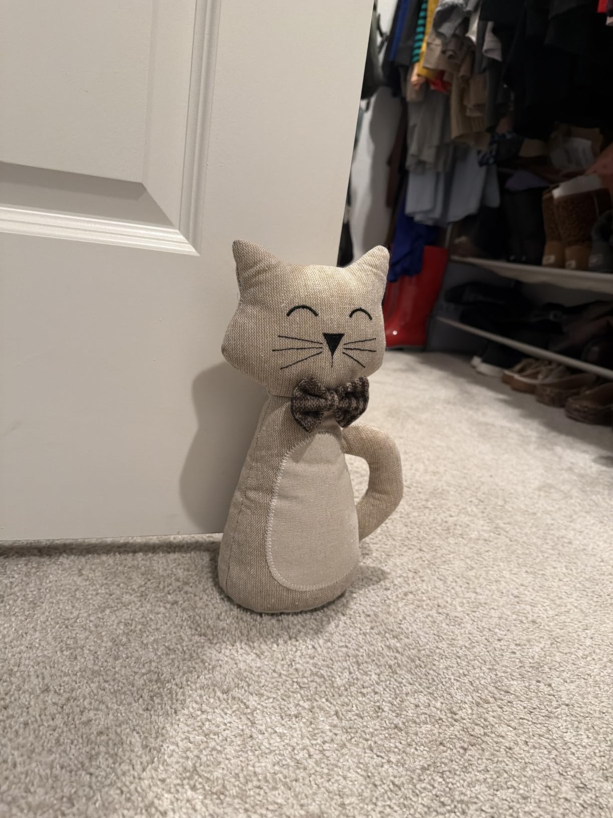 Cute Door Stopper Decorative Door Stops for Home and Office, Alpaca Weighted Interior Doorstop Fabric Stuffed Animal Door Stopper Floor Decorative customer photo 1