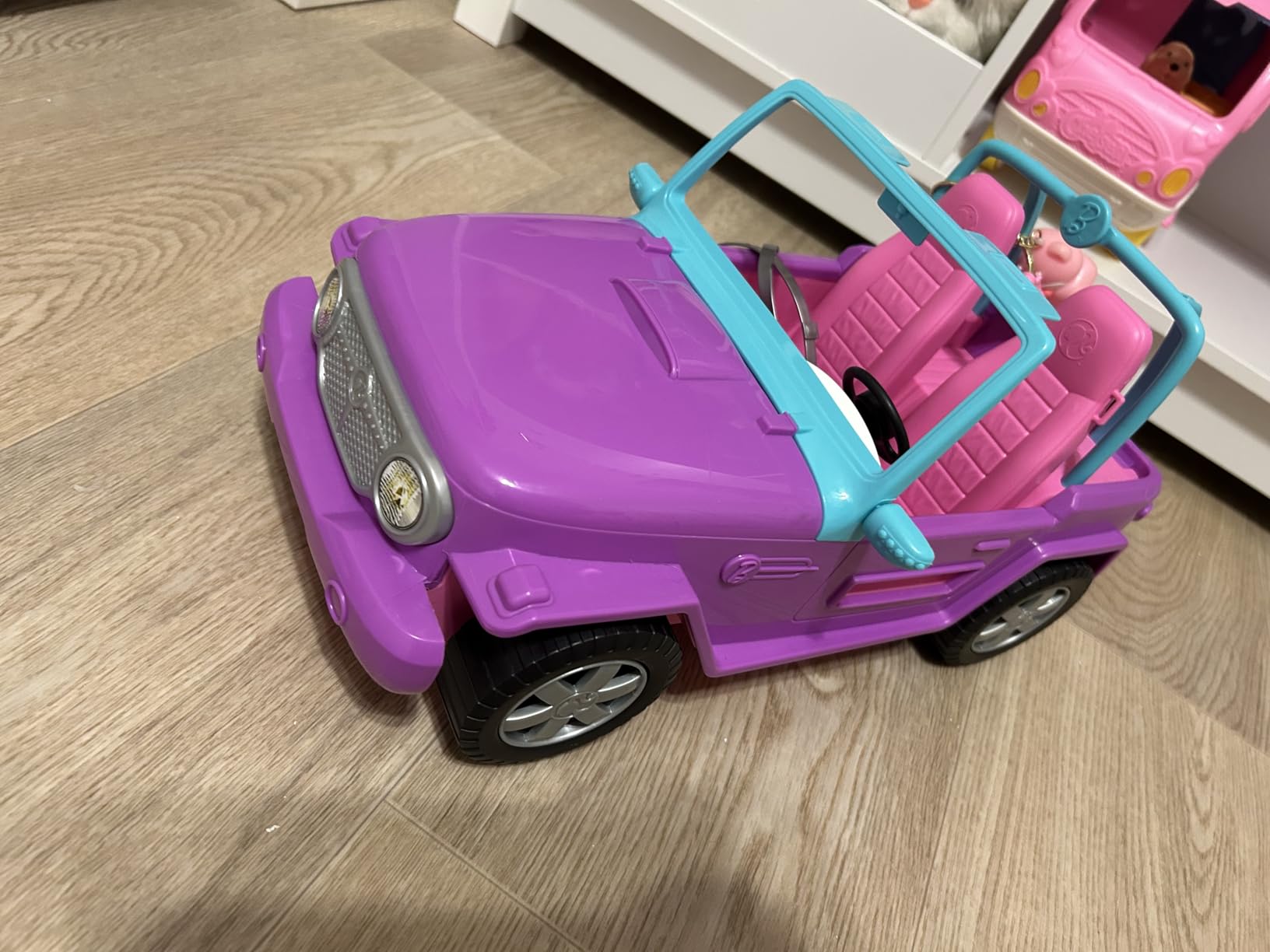 Barbie Off-Road Vehicle, Purple with Pink Seats and Rolling Wheels, 2 Seats, Gift for 3 to 7 Year Olds customer photo 1