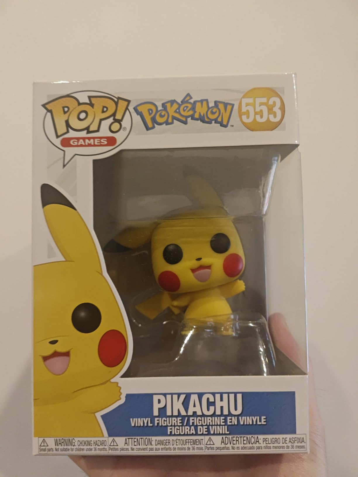 Funko POP! Games: Pokémon - Pikachu (Waving) customer photo 1