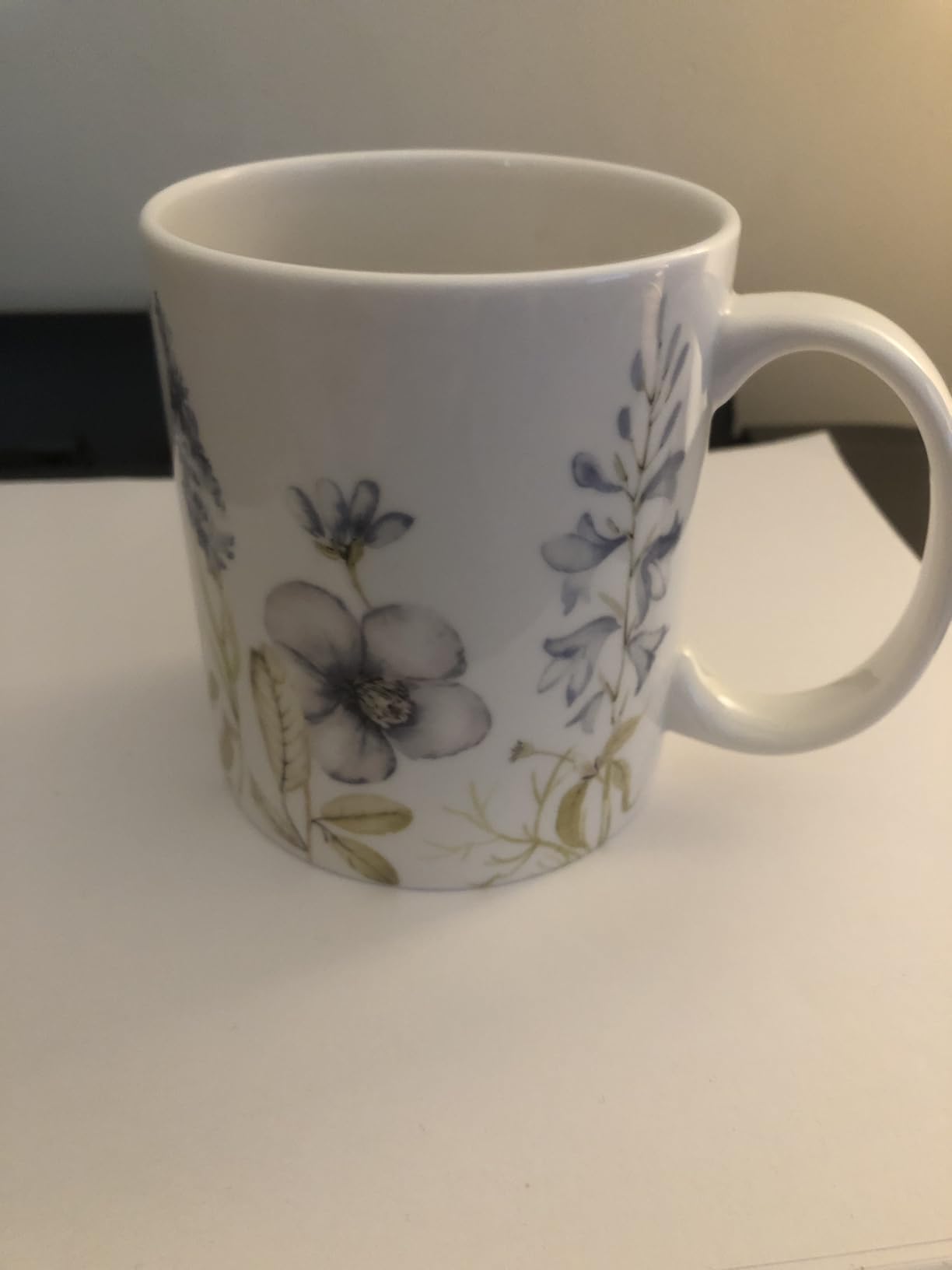 Maison d' Hermine Coffee Mug with Handles Tea Cups (12 Ounce, Pack of 2) | Fine Bone China Coffee Mugs for Hot Beverages Cappuccino Latte Home Restaurant Hotel Spring Summer - Deer In The Woods customer photo 2