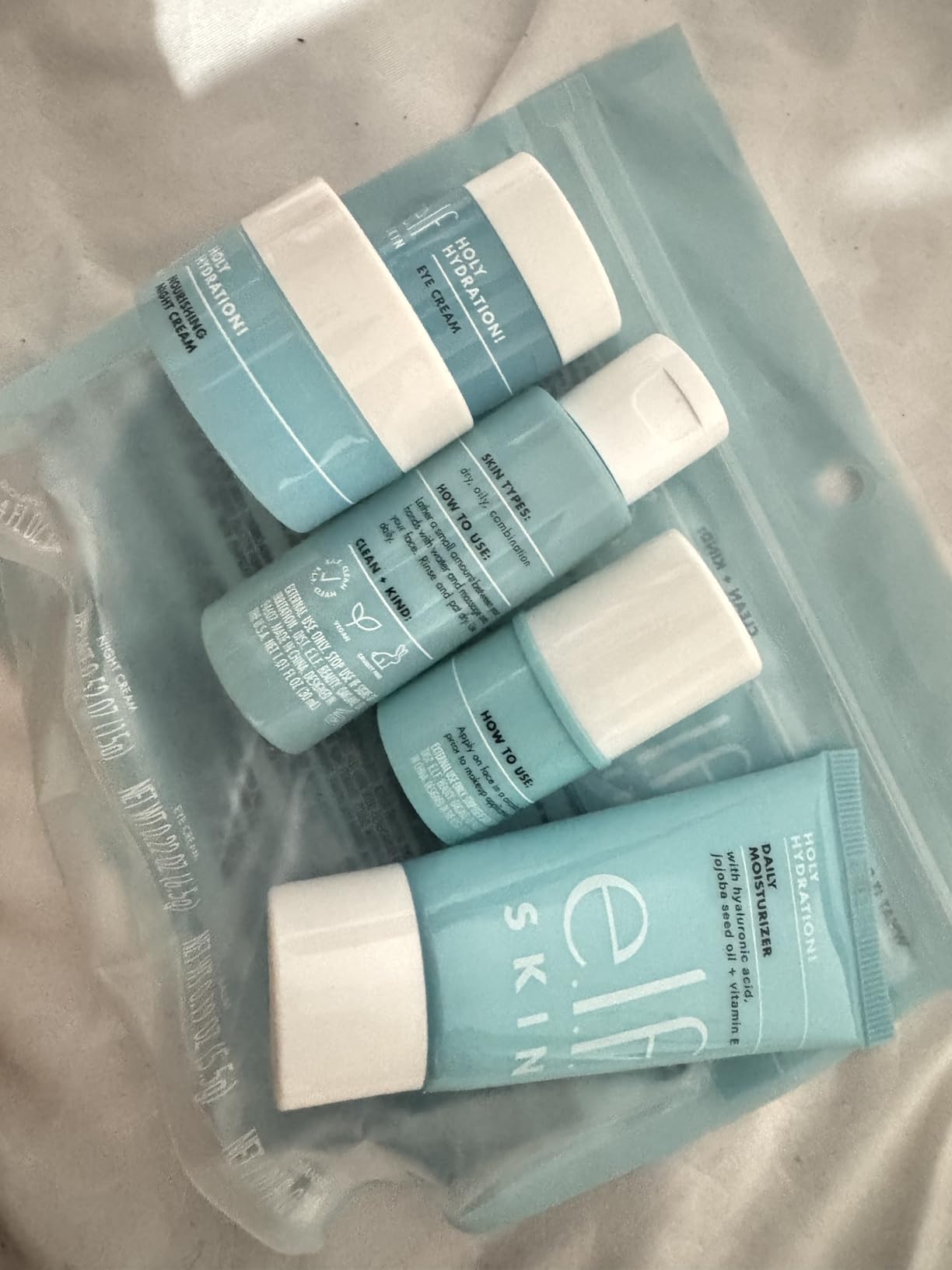 e.l.f. SKIN Holy Hydration! Jet Set Hydration Kit, Travel Friendly Hydrating Skincare Set customer photo 1