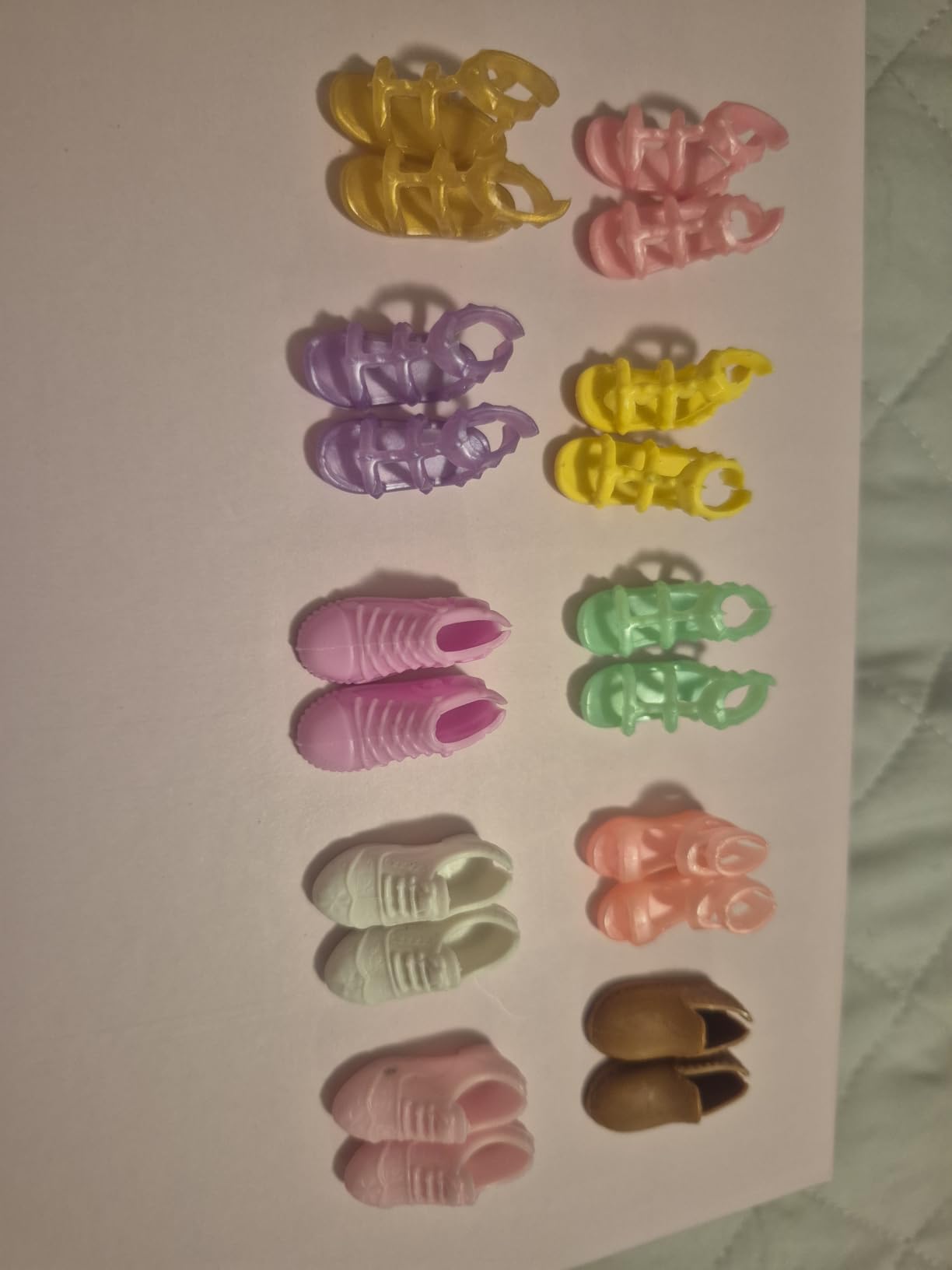 138 Pcs Doll Clothes and Accessories, 5 Wedding Gowns 9 Fashion Dresses 3 Tops 3 Pants 3 Bikini Swimsuits 20 Shoes for 11.5 inch Doll Christmas Stocking Stuffers Girls Gift Age 5-7 8-10 customer photo 2