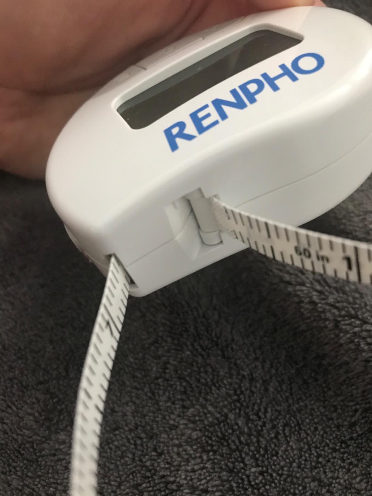 RENPHO Smart Body Measuring Tape, Bluetooth App, 60in - Tracks Waist, Hip, Bust, Arms, Retractable, Workout Gifts customer photo 2