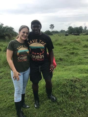 Save The Chubby Unicorns Vintage Funny Rhino Animal Rights T-Shirt Small customer photo 1
