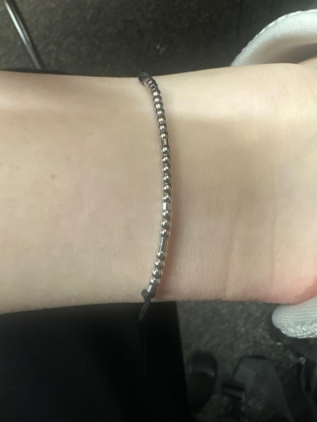ASELFAD Morse Code Bracelets for Women, Funny Best Friend Birthday Gifts for Women Friendship Bracelets, Inspirational Jewelry customer photo 2