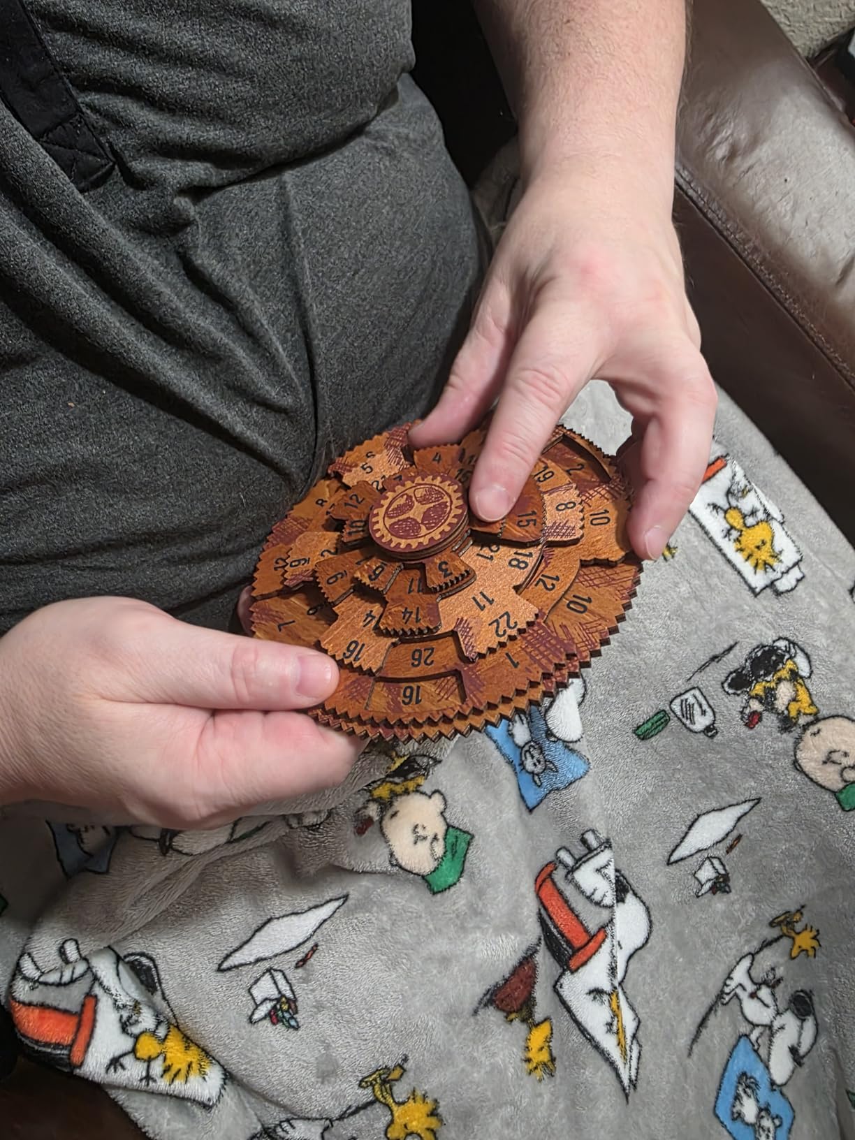 Project Genius Grecian Computer Mechanical Math Puzzle, Wooden Brainteaser Gift for History Buffs and Smart Kids, Teens, and Adults - True Genius Series Inspired by The Ancient Antikythera Mechanism customer photo 2