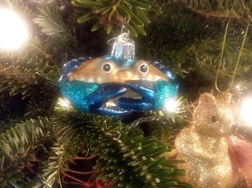 Old World Christmas Horseshoe Crab Glass Blown Ornament for Christmas Tree, Handcrafted Holiday Decoration, Sea Collection customer photo 2