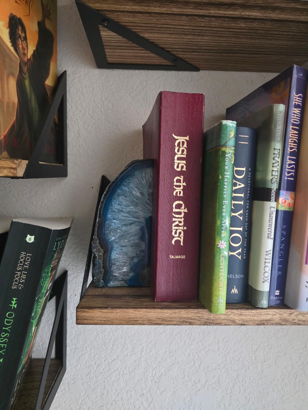 Nature's Decorations Blue Agate Bookends customer photo 1