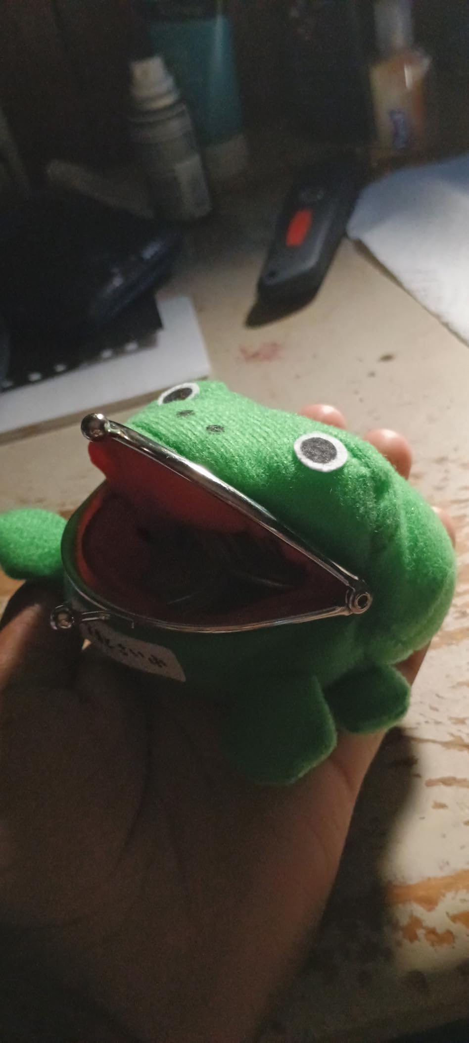 Anime Frog Coin Purse, Plush Cosplay Wallet for Party Gift (Frog) customer photo 1